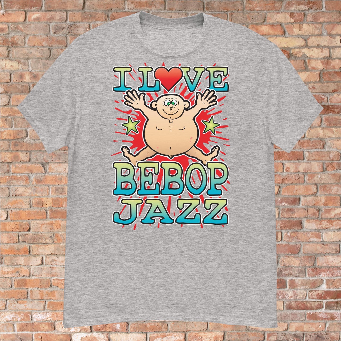 Bebop Jazz Cotton Love Music T-Shirt