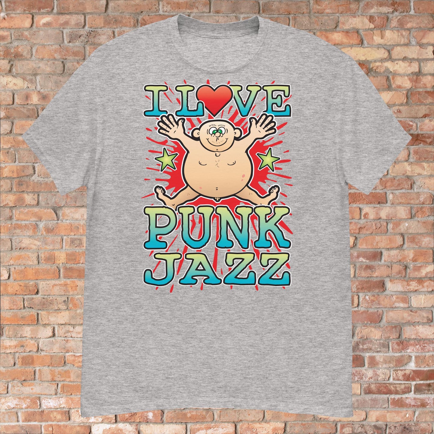 Punk Jazz Cotton Love Music T-Shirt