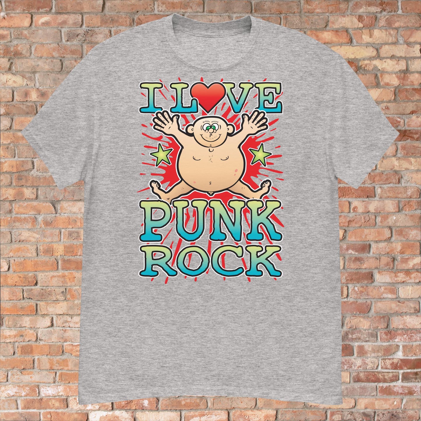 Punk Rock Cotton Love Music T-Shirt