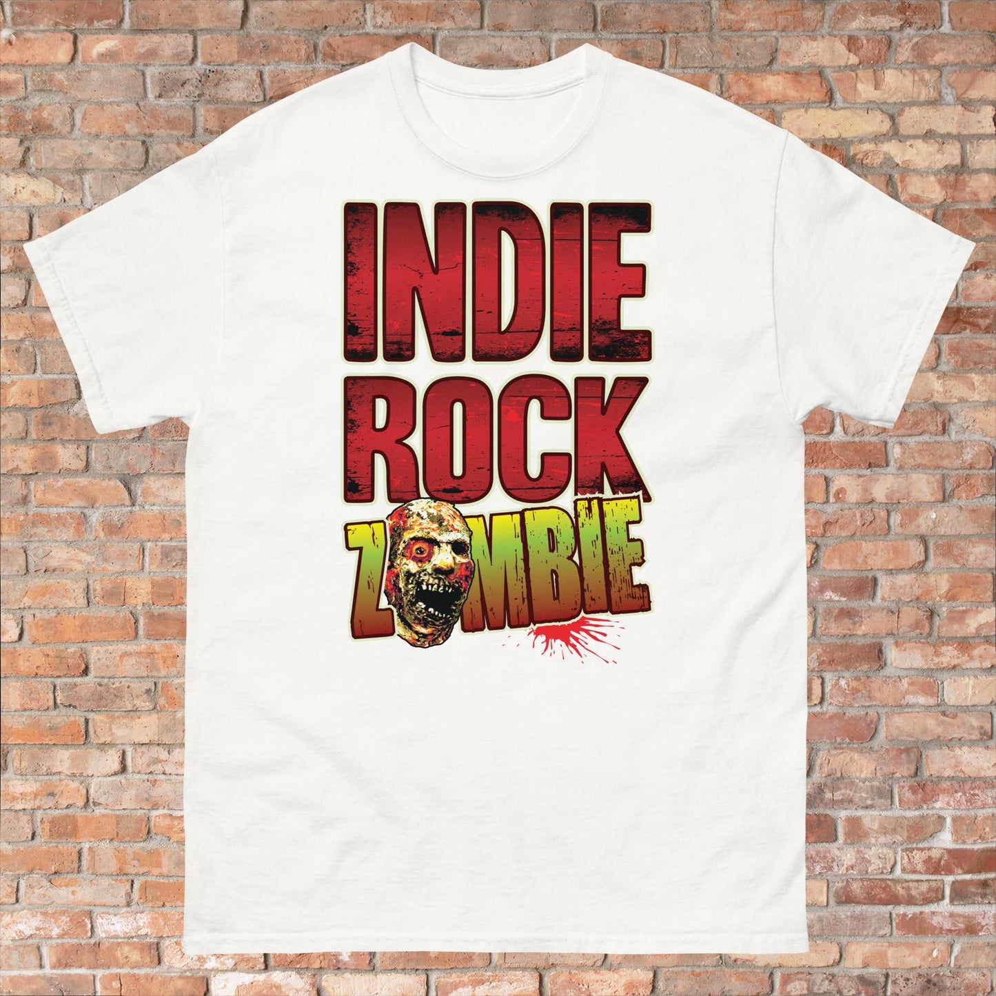 Indie Rock Zombie Cotton T-Shirt