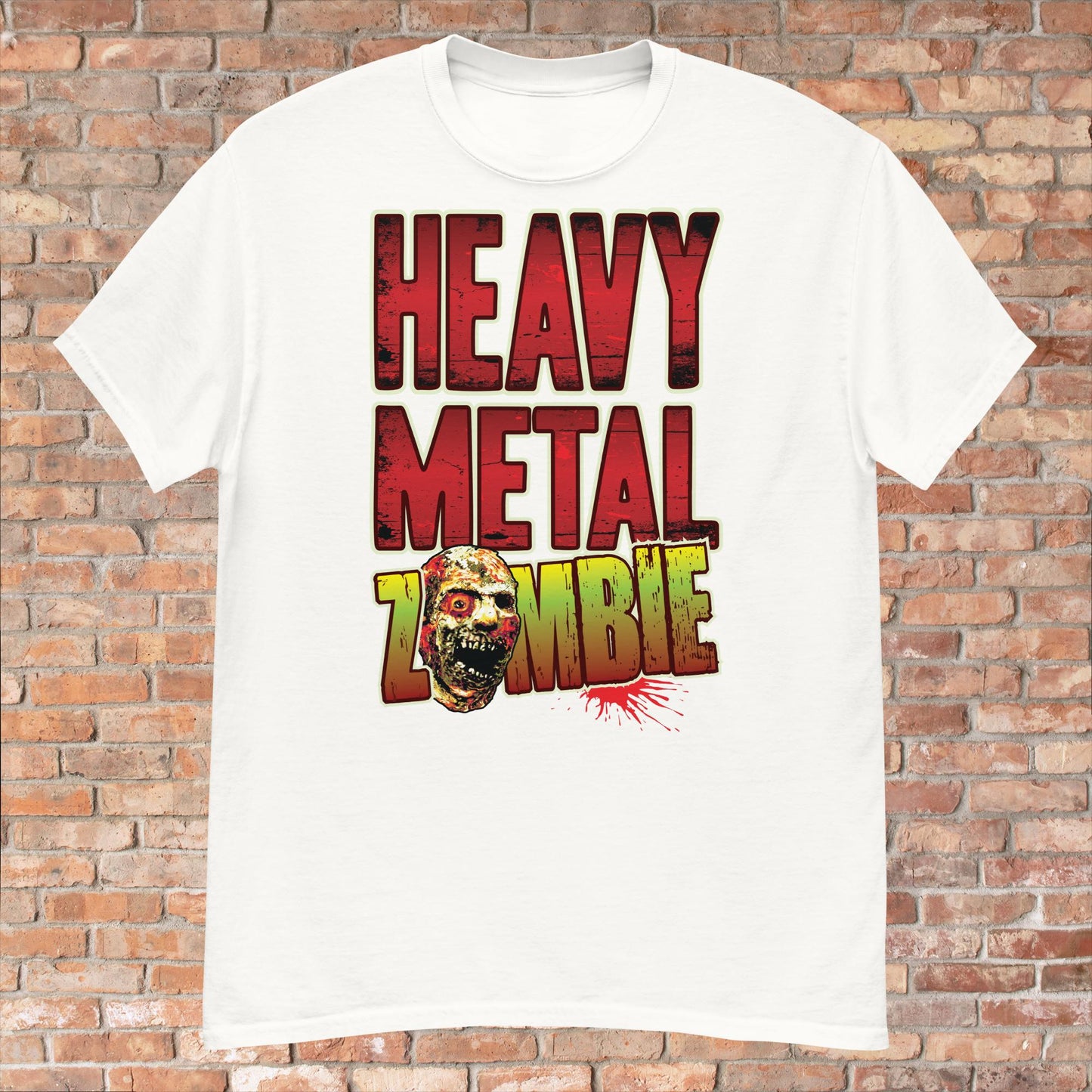 Heavy Metal Zombie Cotton T-Shirt