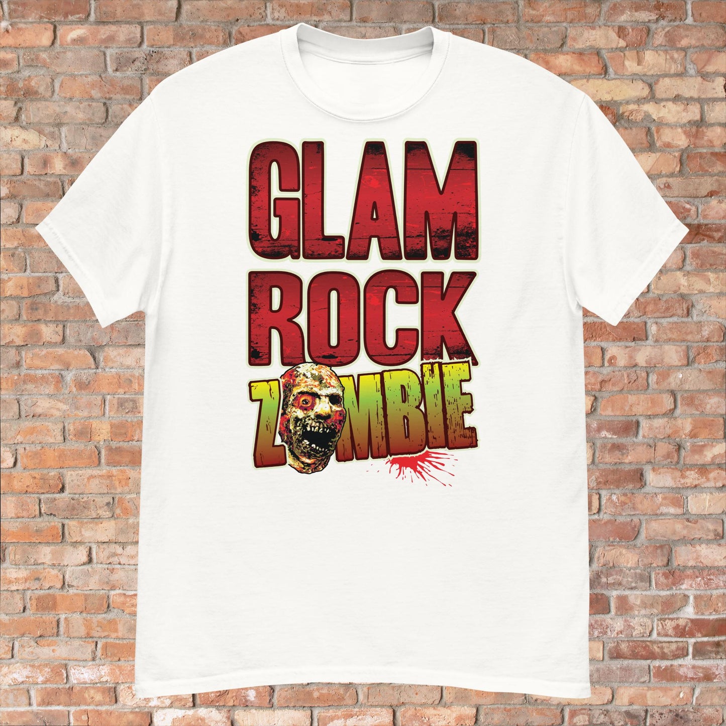 Glam Rock Zombie Cotton T-Shirt
