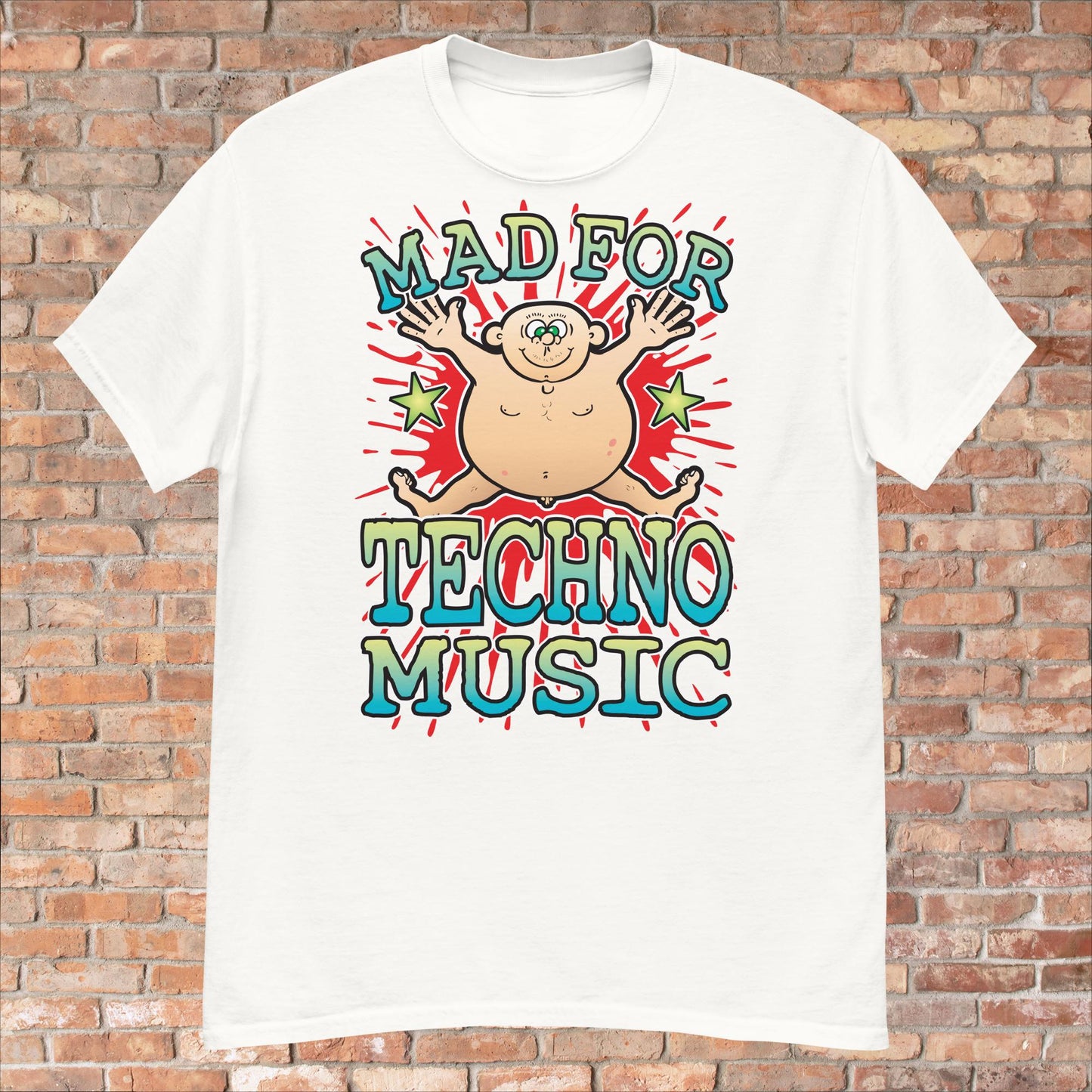 Techno Music Cotton T-Shirt