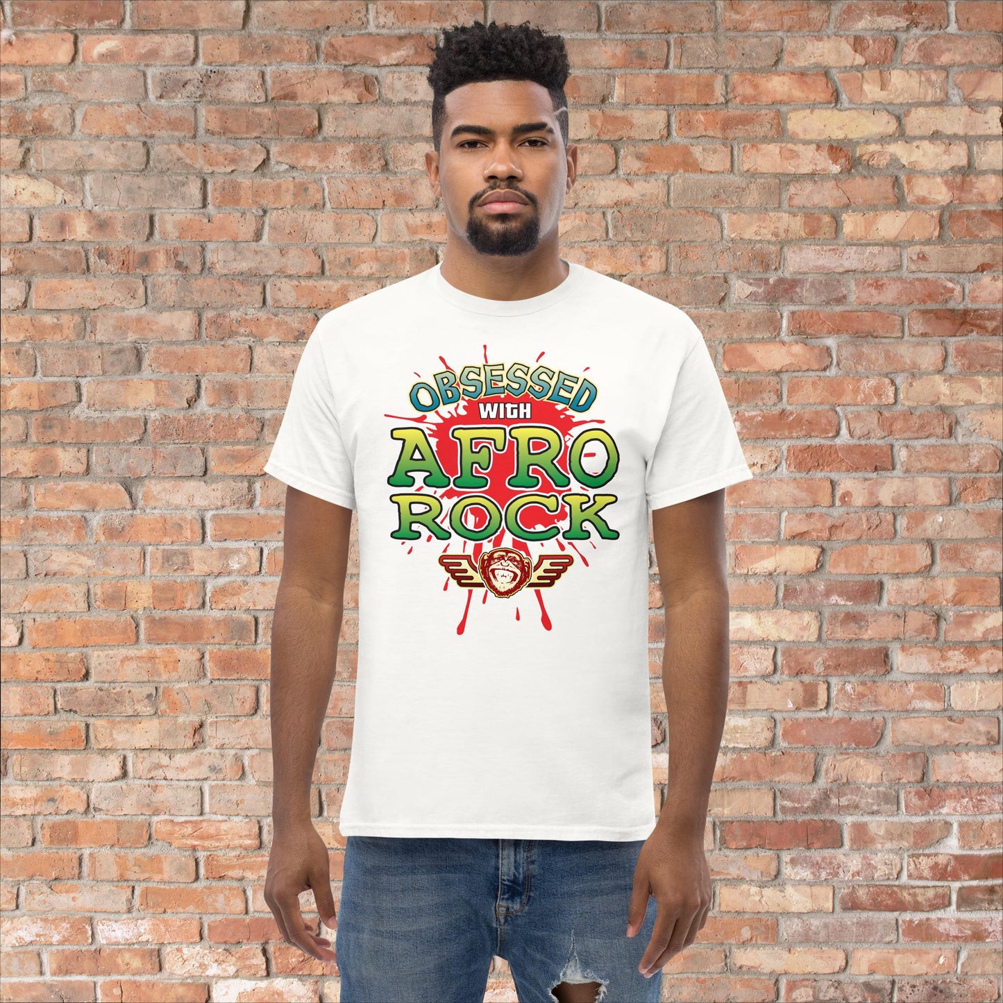 Afro Rock Obsessed Cotton T-Shirt