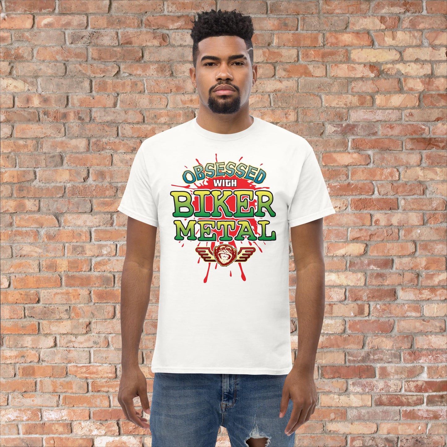 Biker Metal Obsessed Cotton T-Shirt