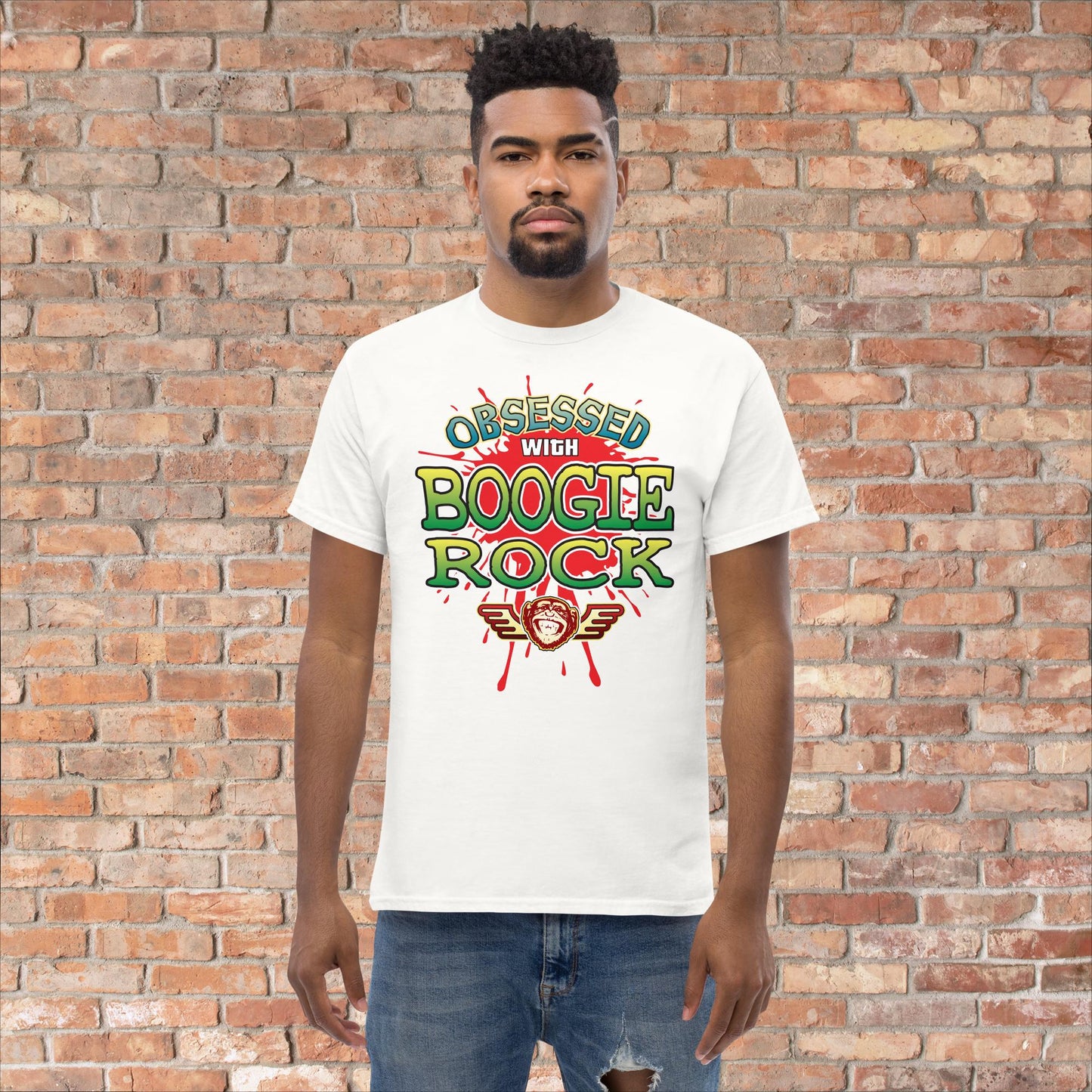 Boogie Rock Obsessed Cotton T-Shirt