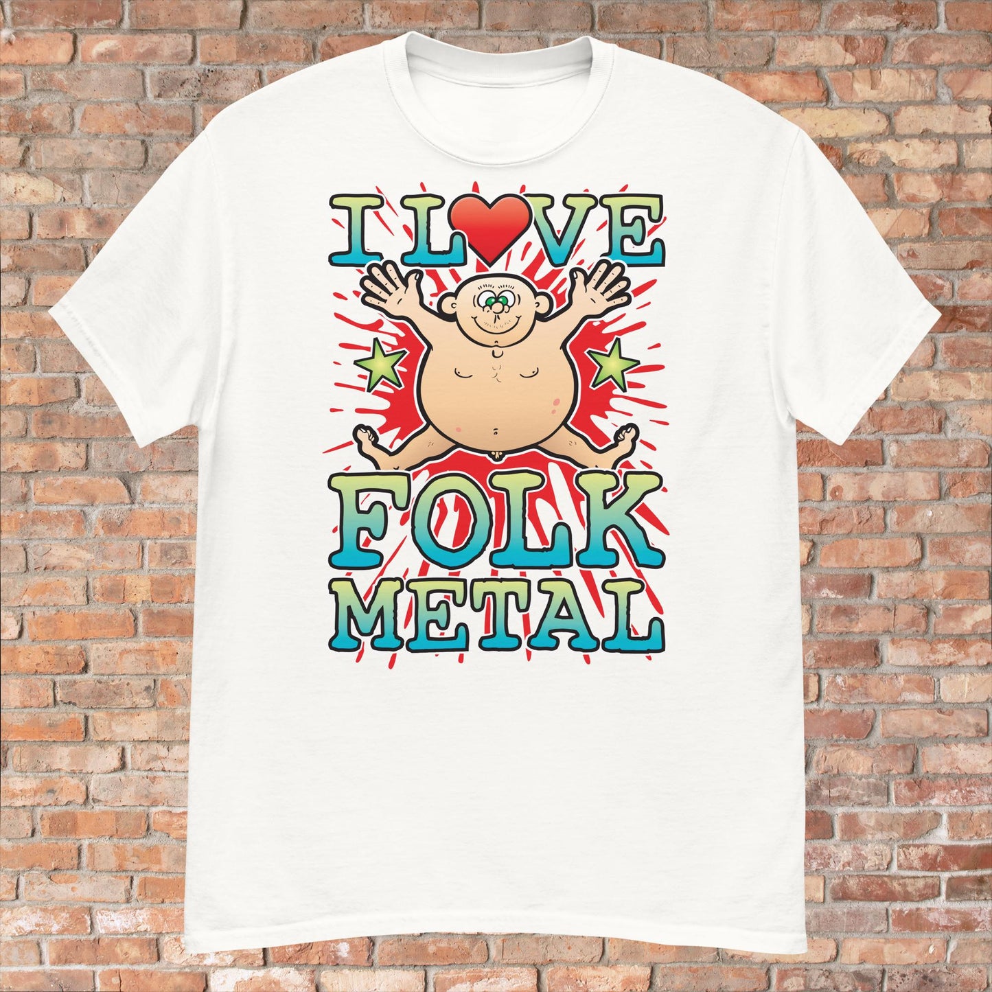 Folk Metal Cotton Love Music T-Shirt