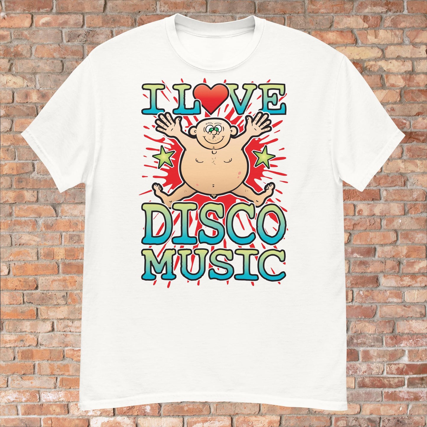 Disco Music Cotton Love Music T-Shirt
