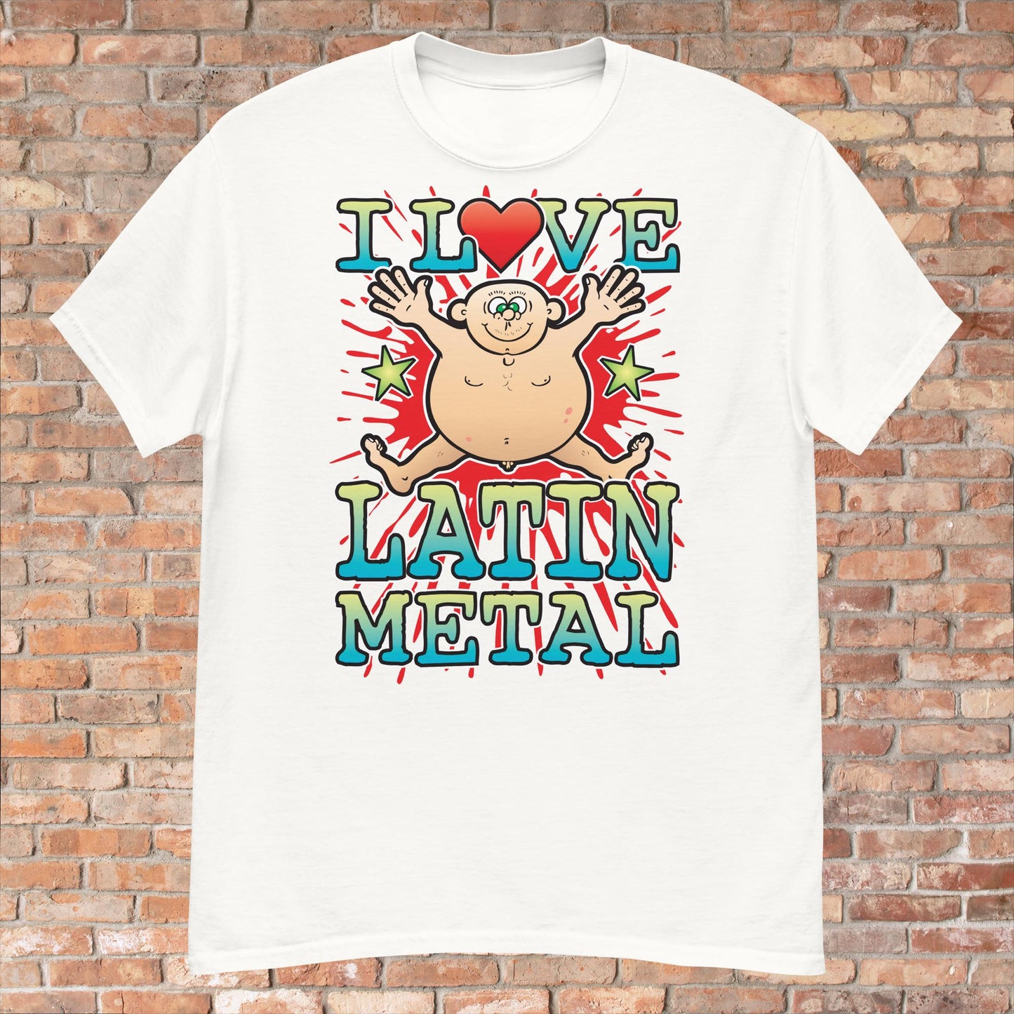 Latin Metal Cotton Love Music T-Shirt