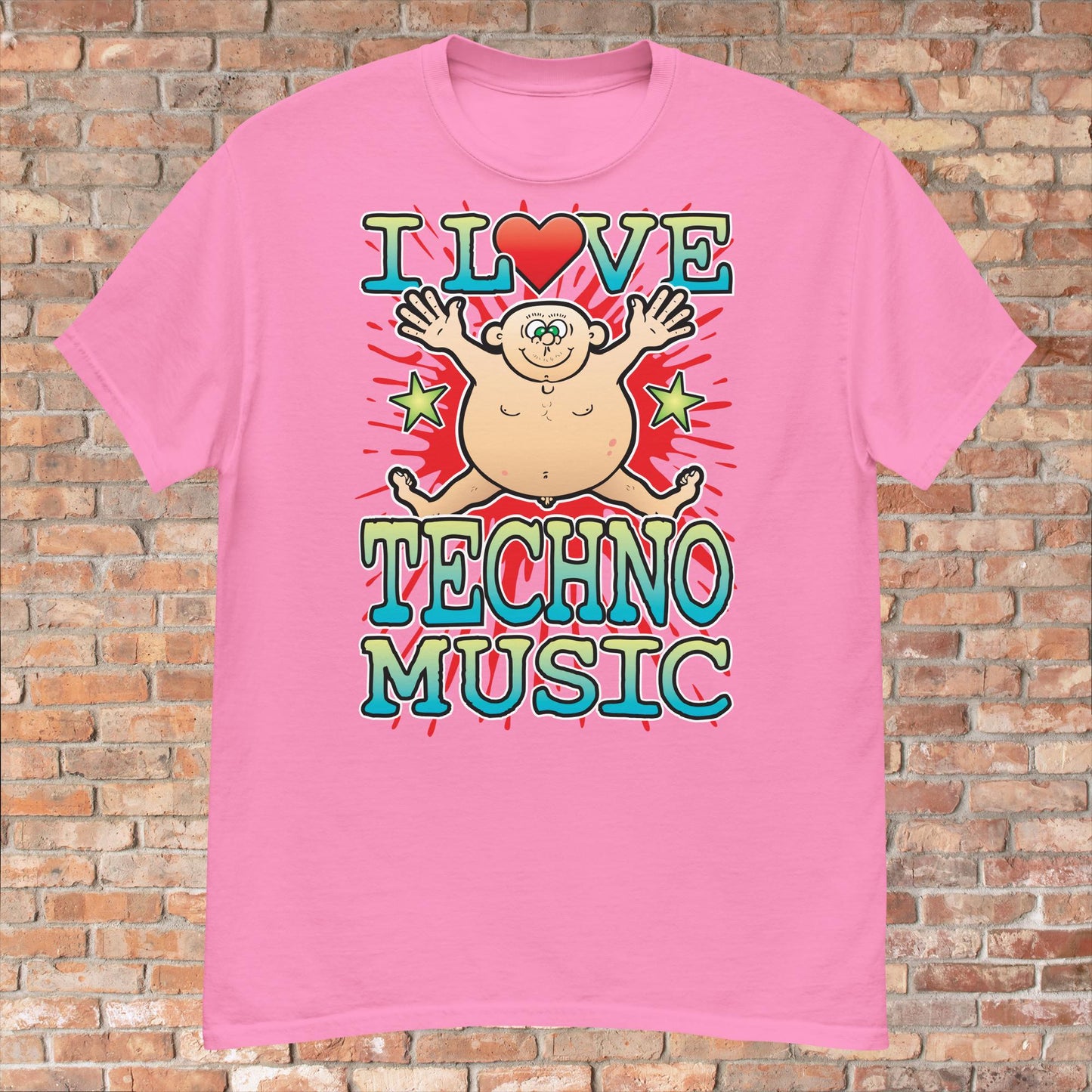 Techno Music Cotton Love Music T-Shirt