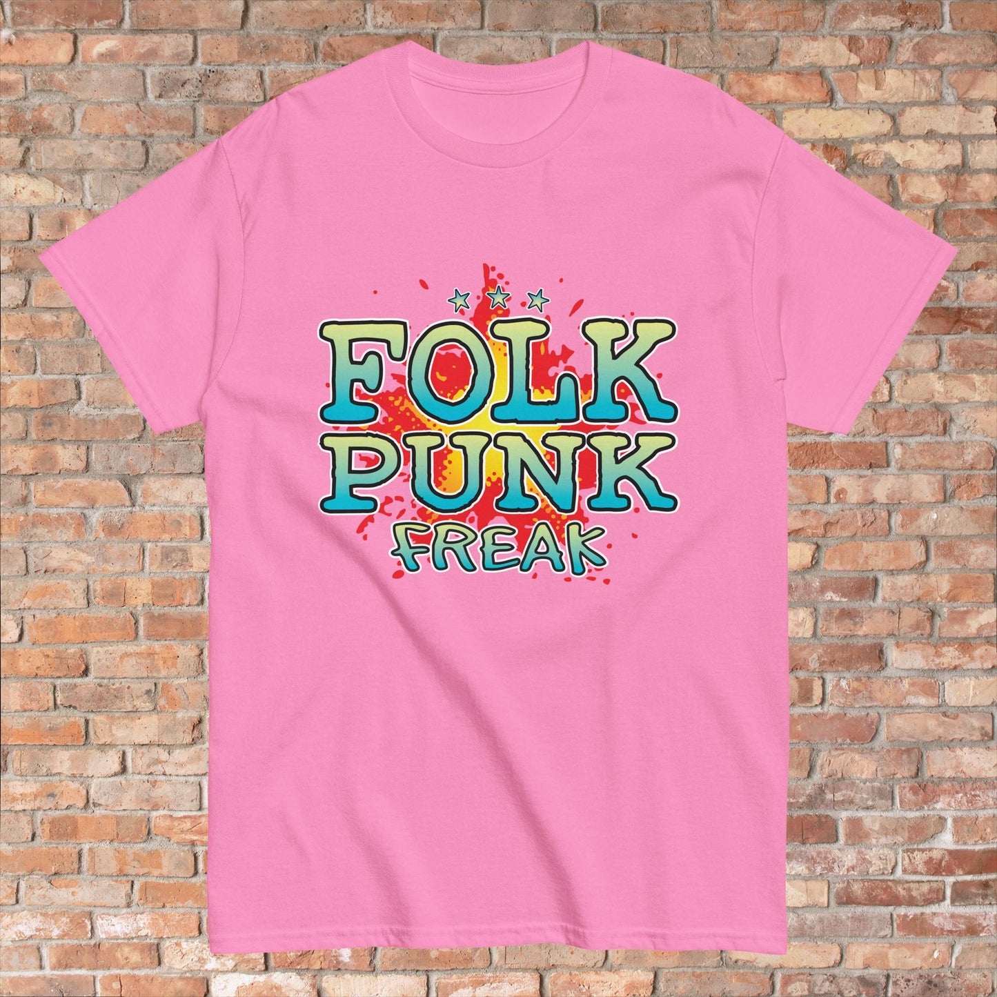 Folk Punk Cotton T-Shirt