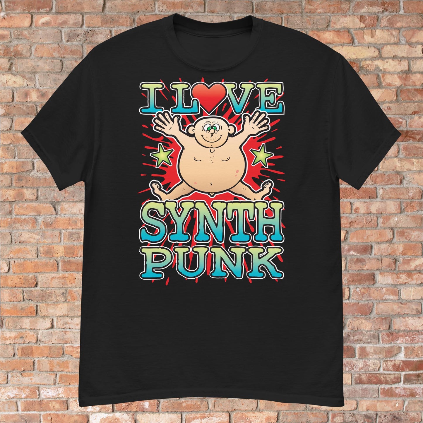 Synth Punk Cotton Love Music T-Shirt