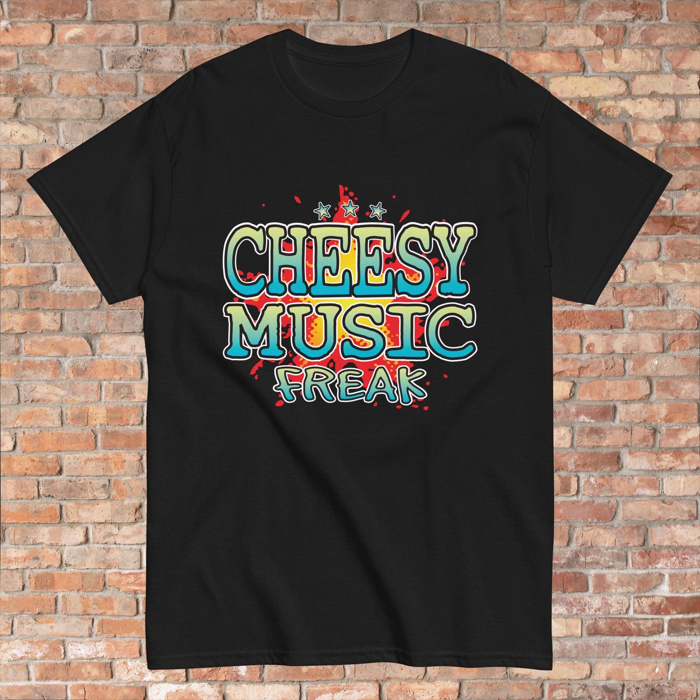 Cheesy Music Cotton T-Shirt
