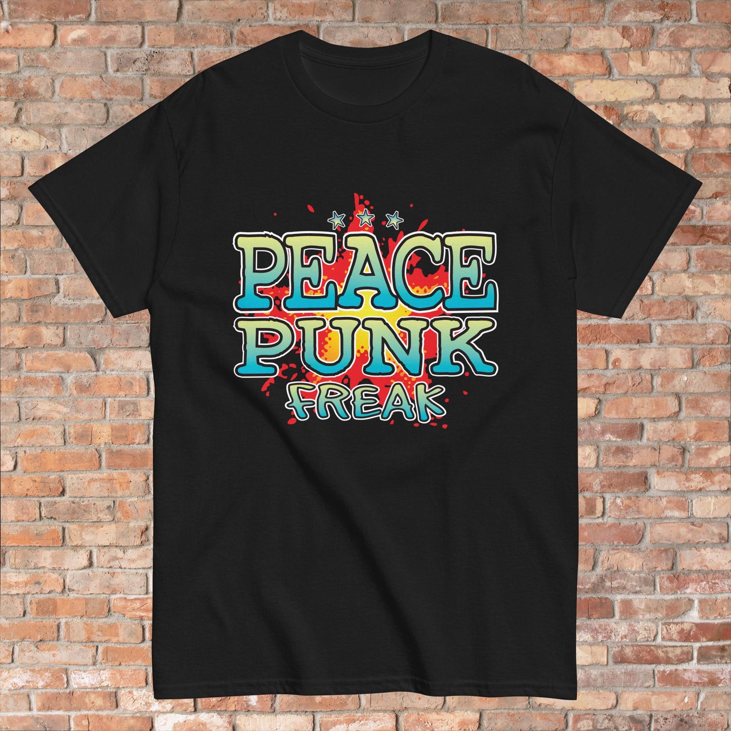 Peace Punk Cotton T-Shirt