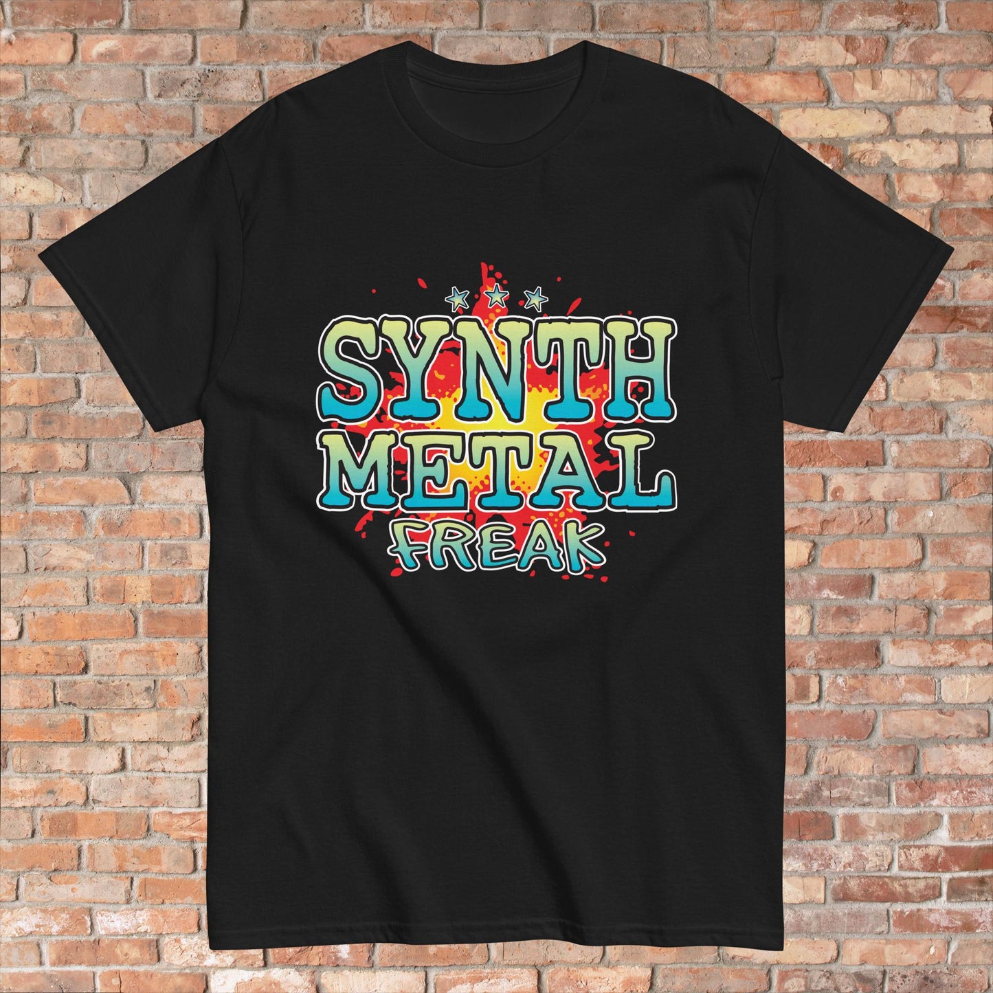 Synth Metal Cotton T-Shirt