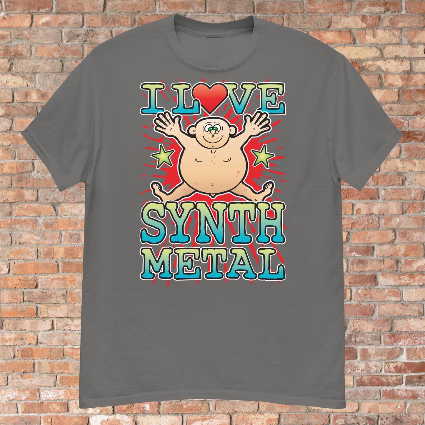 Synth Metal Cotton Love Music T-Shirt