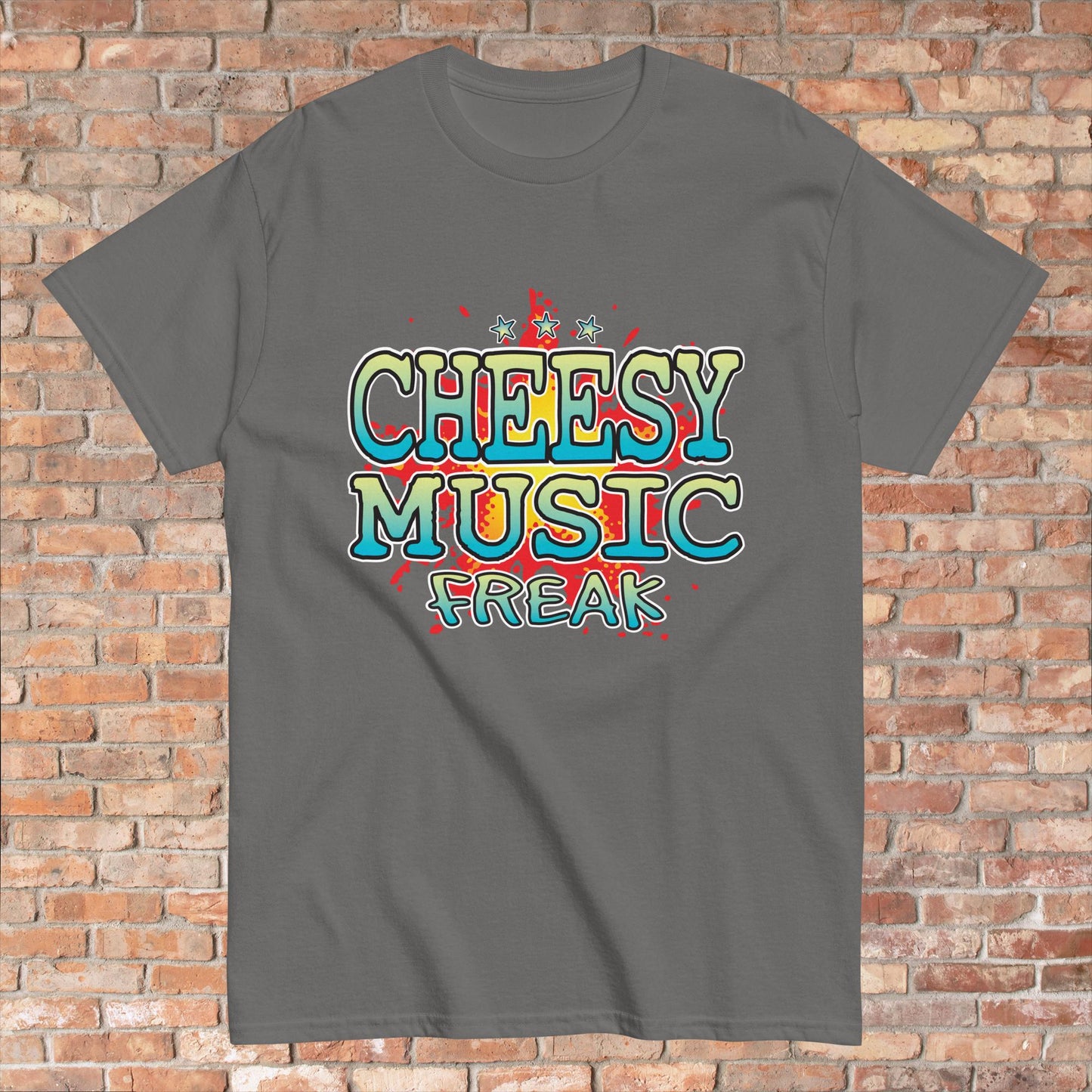 Cheesy Music Cotton T-Shirt