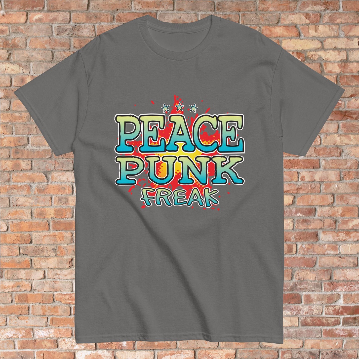 Peace Punk Cotton T-Shirt