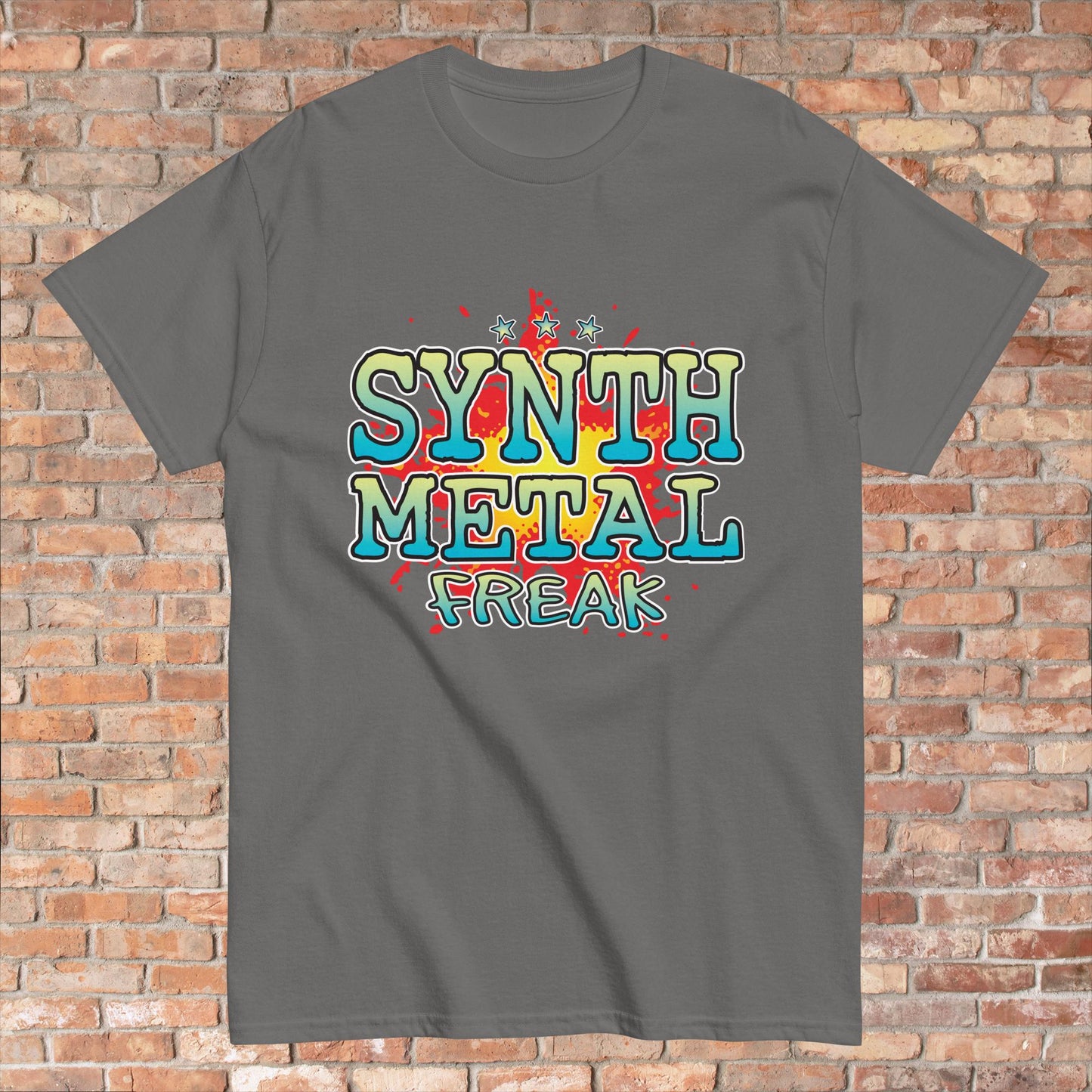 Synth Metal Cotton T-Shirt