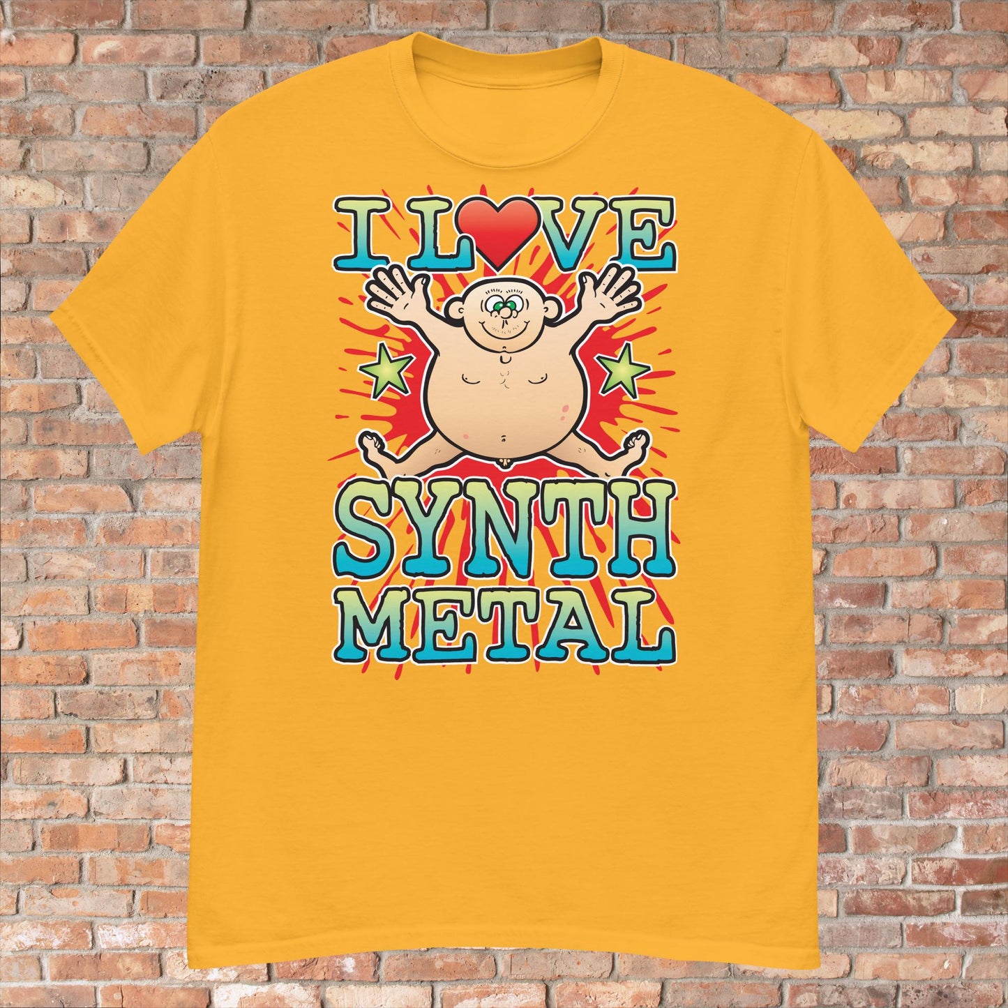 Synth Metal Cotton Love Music T-Shirt