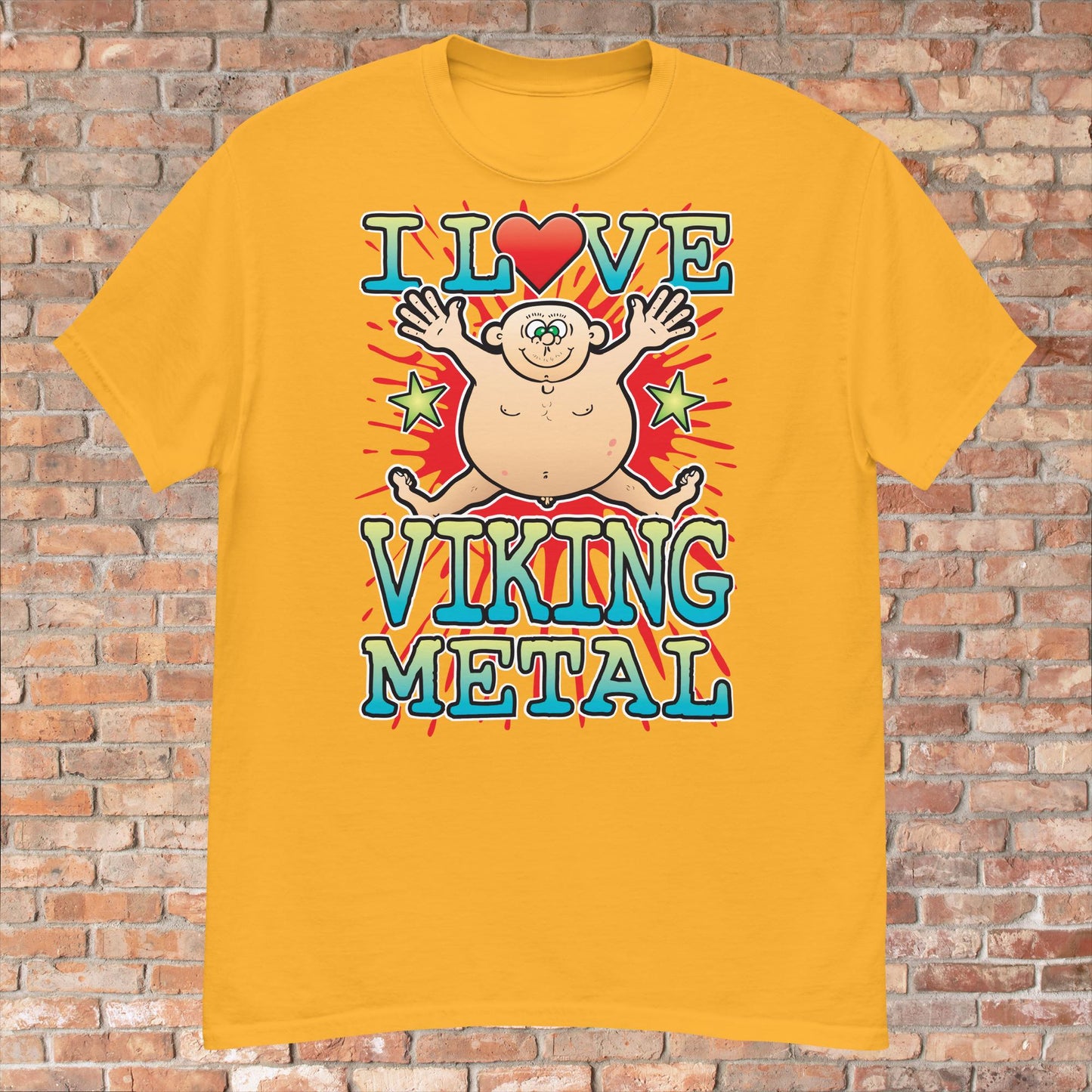 Viking Metal Cotton Love Music T-Shirt
