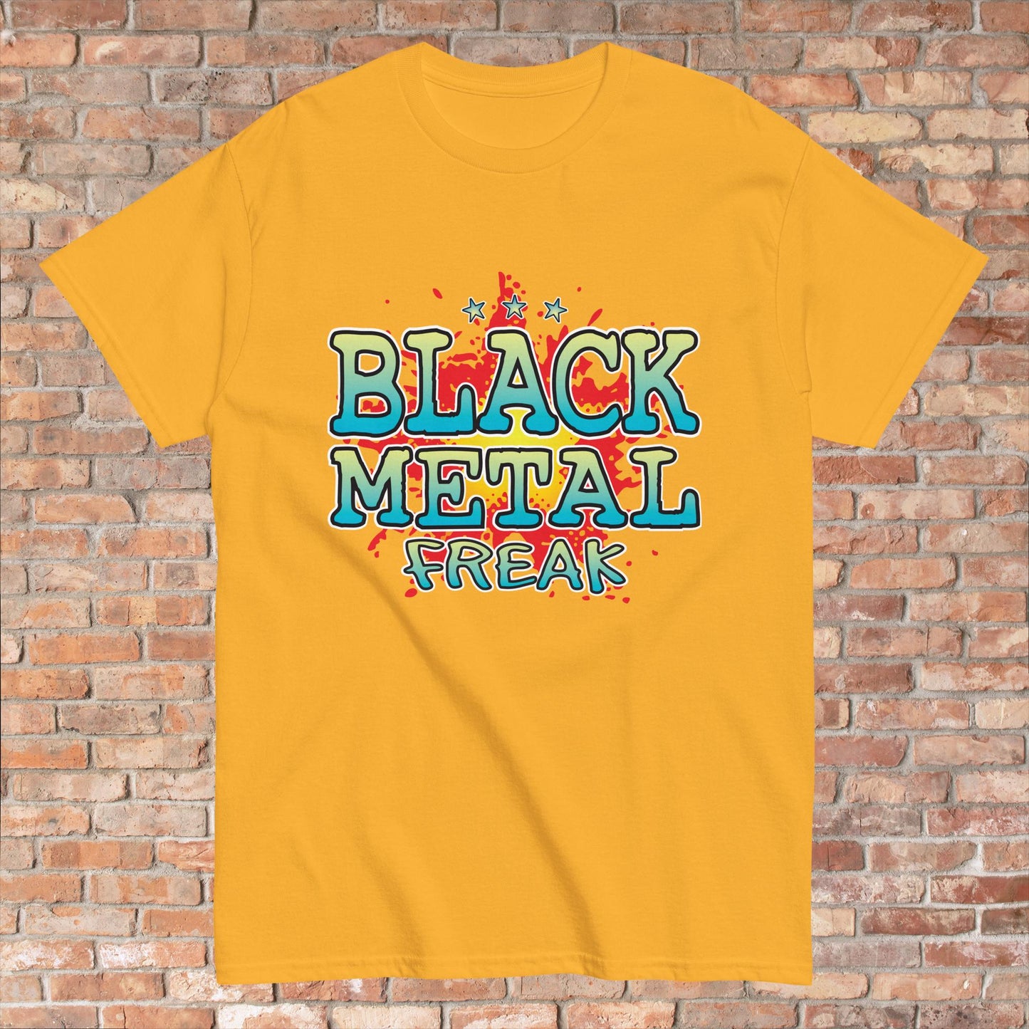 Black Metal Cotton T-Shirt