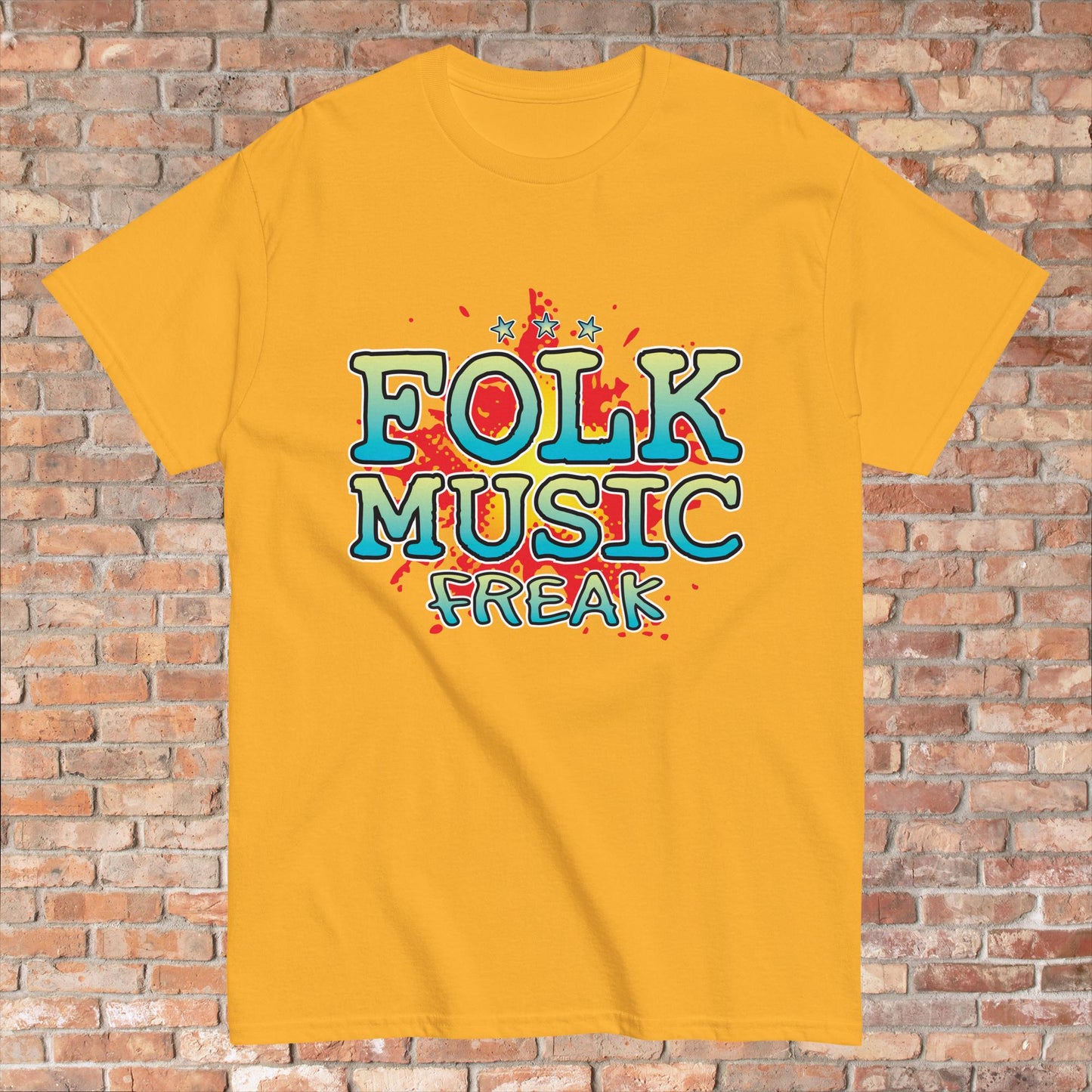 Folk Music Cotton T-Shirt