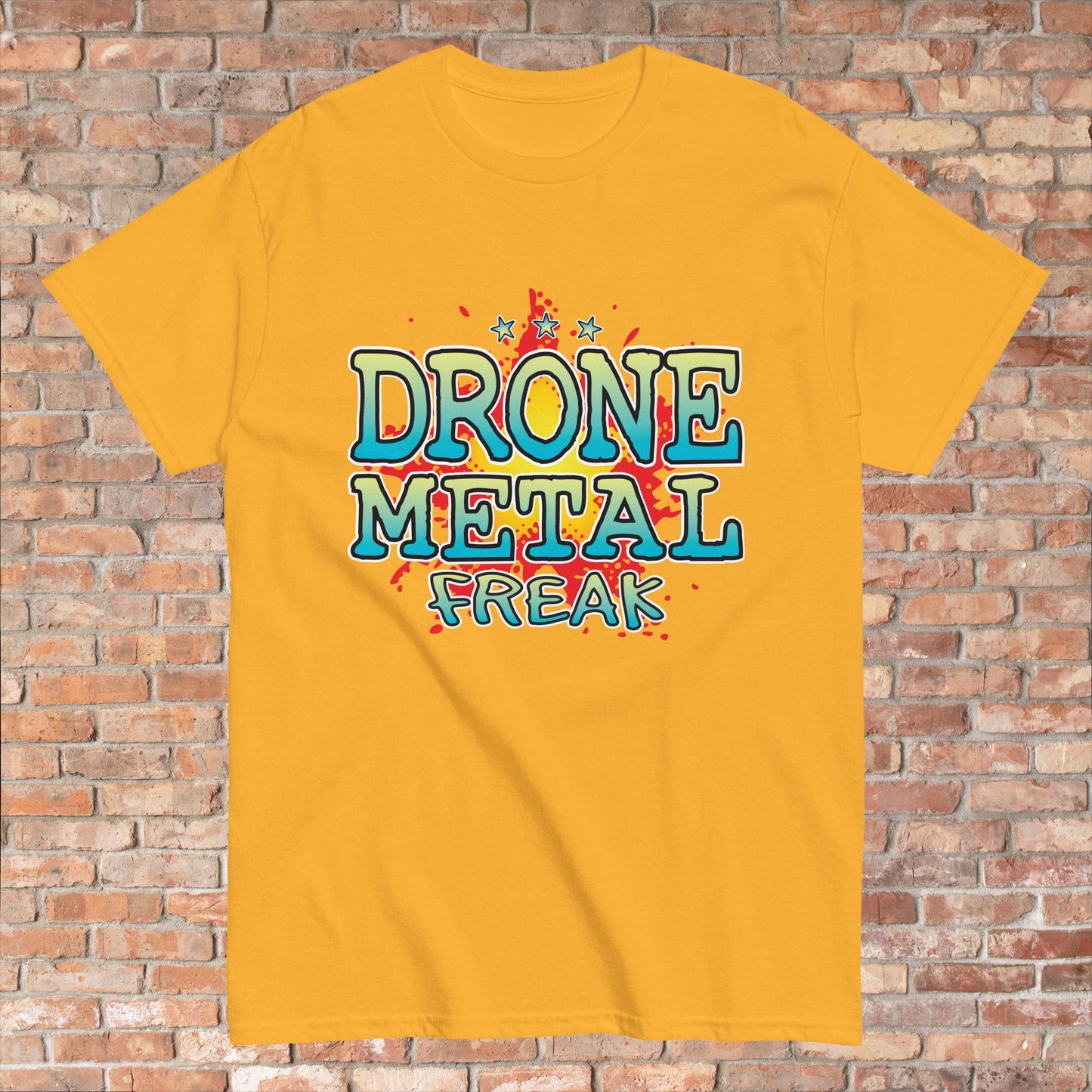 Drone Metal Cotton T-Shirt