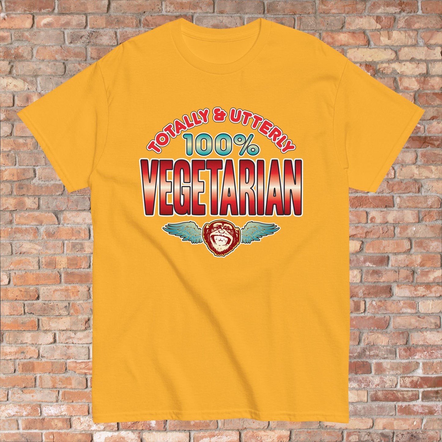 Vegetarian 100% Sugar Tag Cotton T-Shirt
