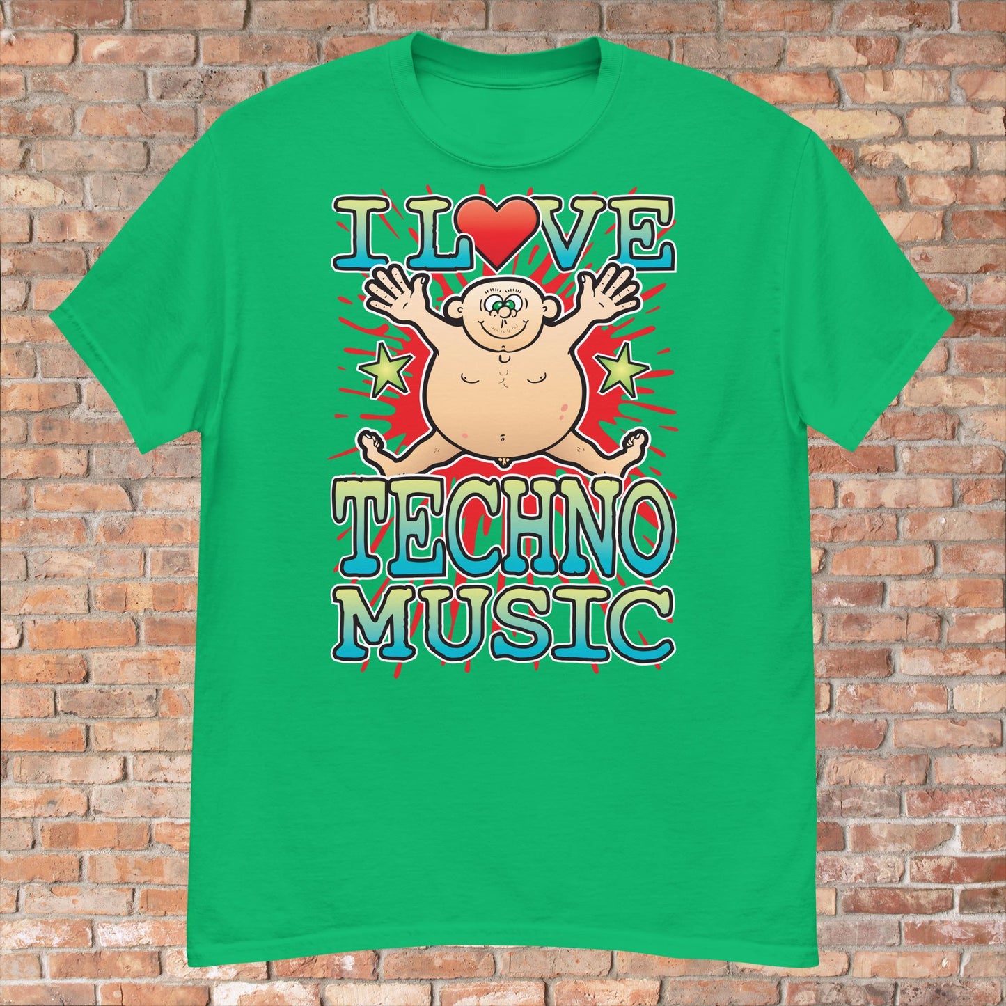 Techno Music Cotton Love Music T-Shirt