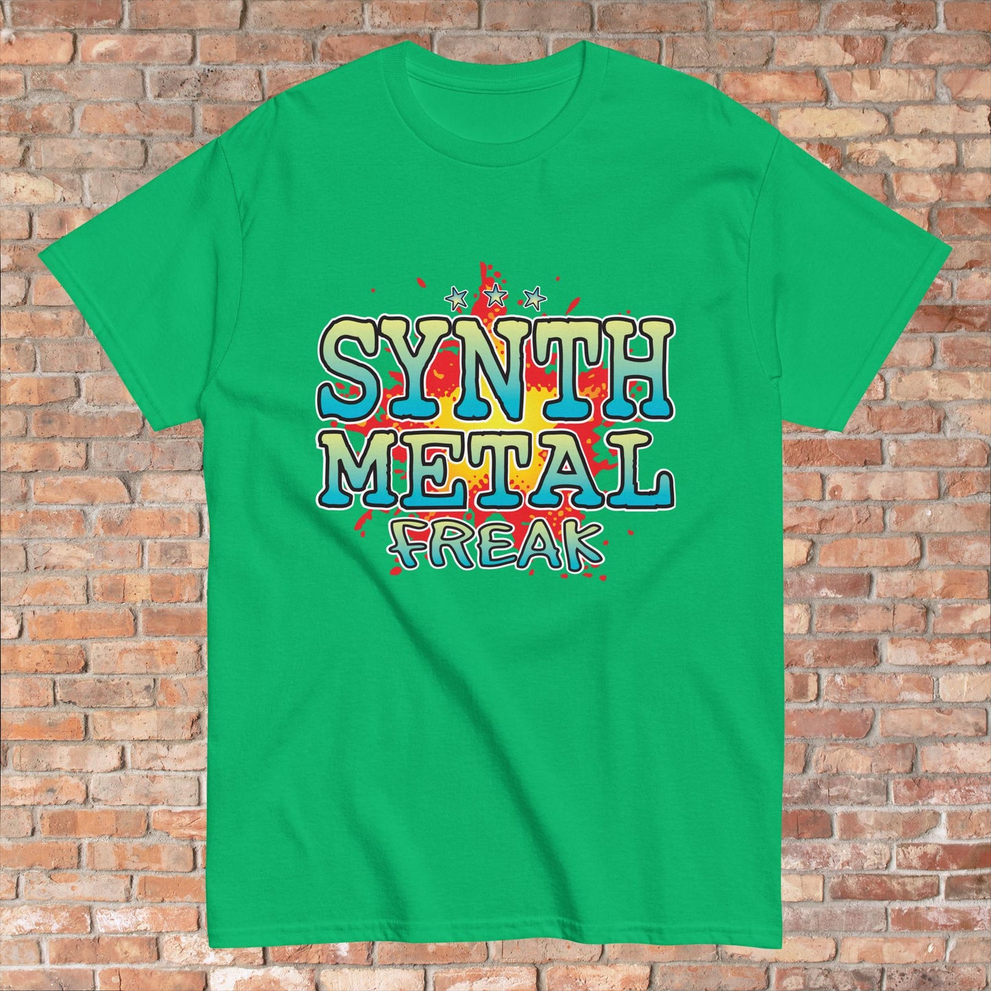 Synth Metal Cotton T-Shirt