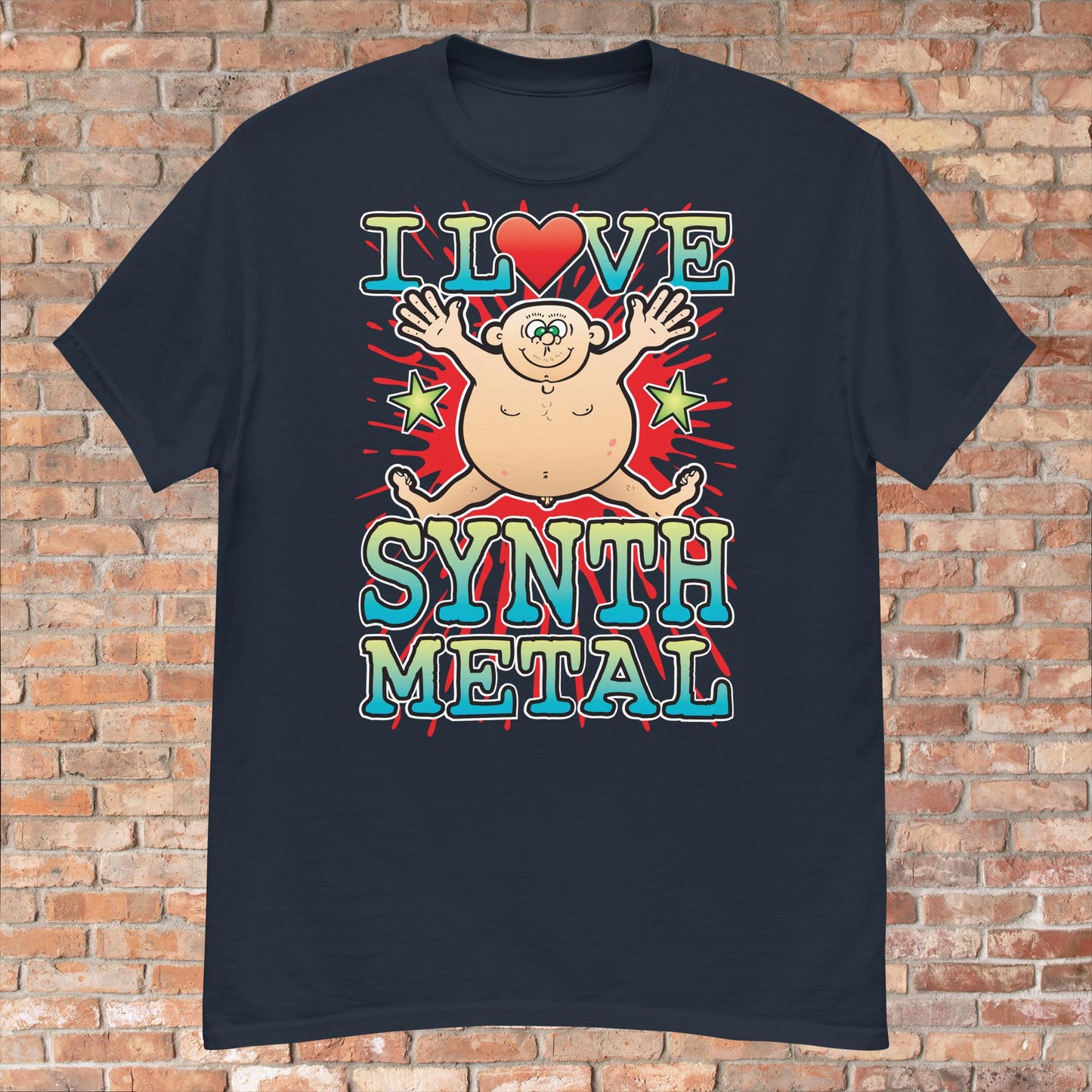 Synth Metal Cotton Love Music T-Shirt