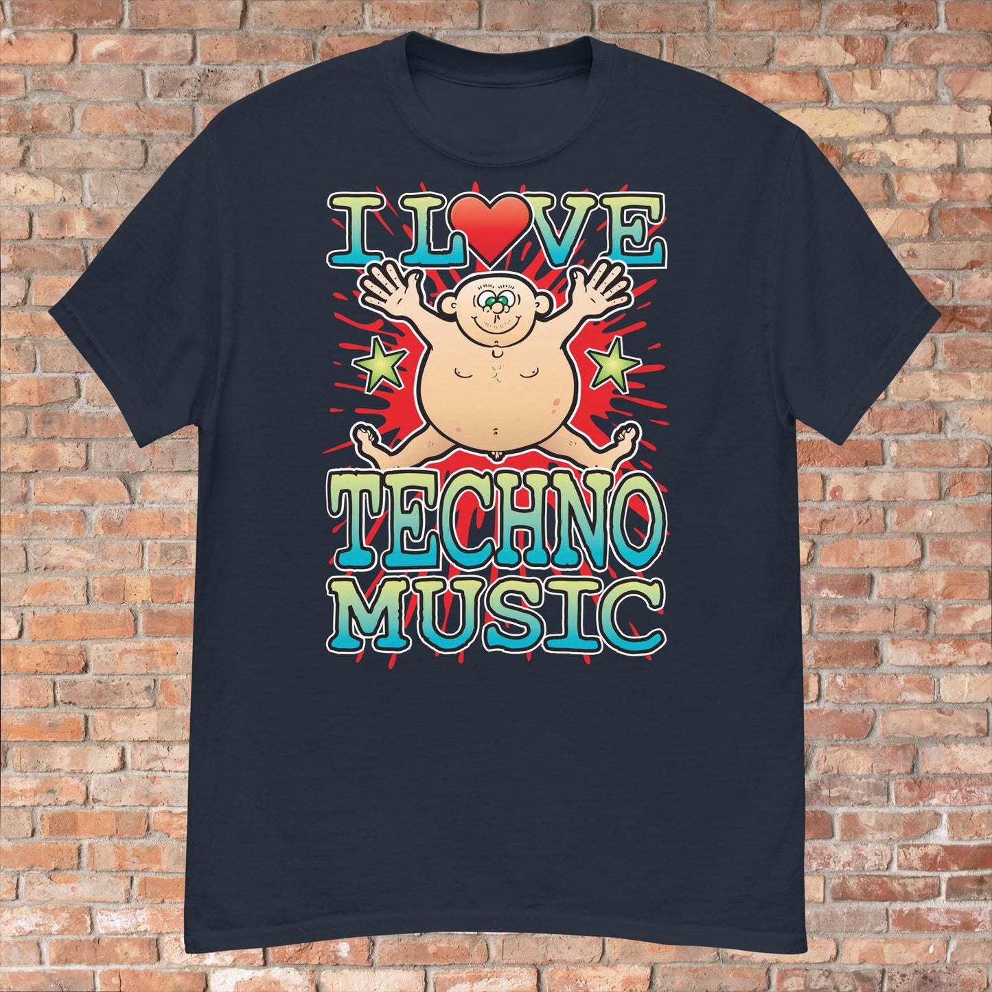 Techno Music Cotton Love Music T-Shirt