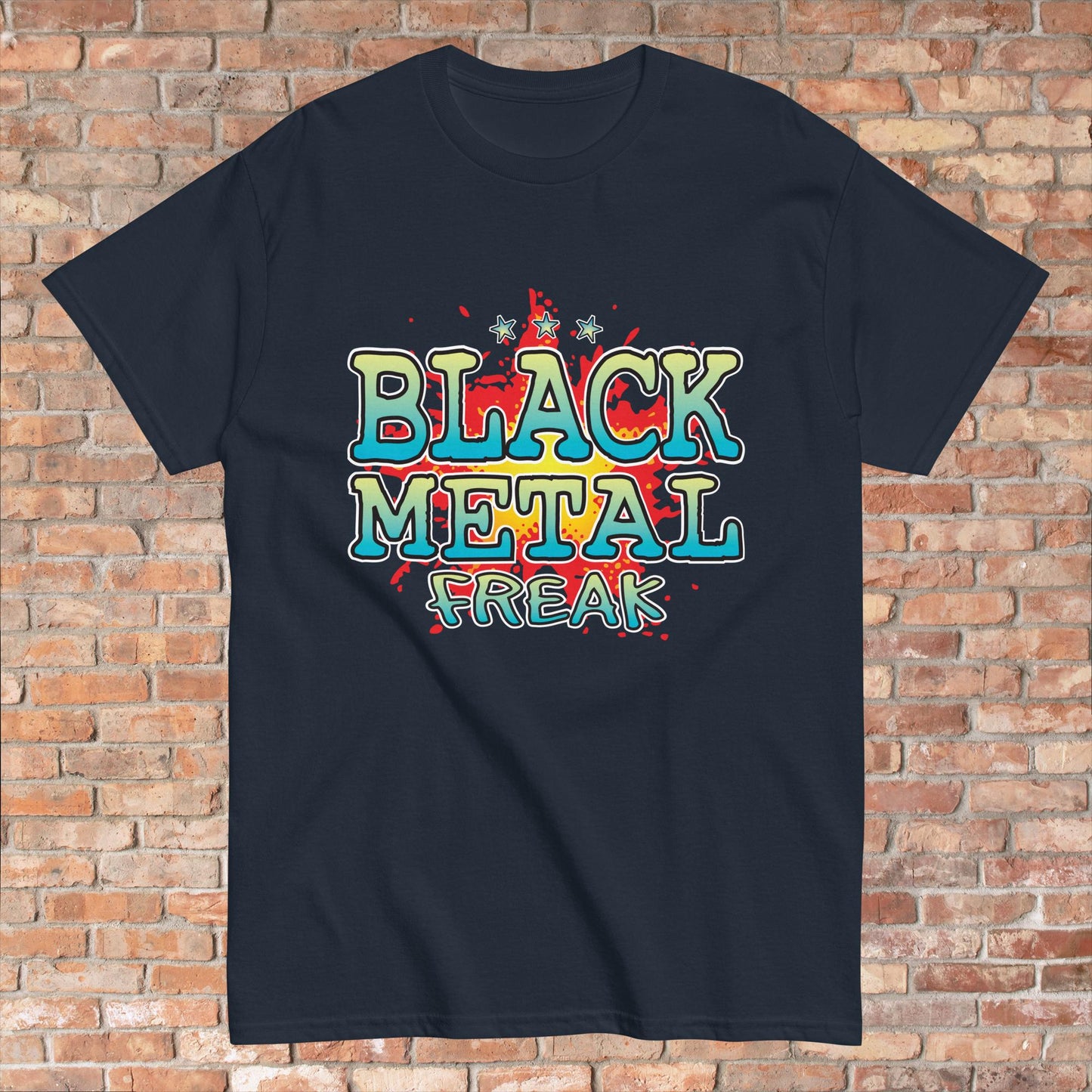 Black Metal Cotton T-Shirt