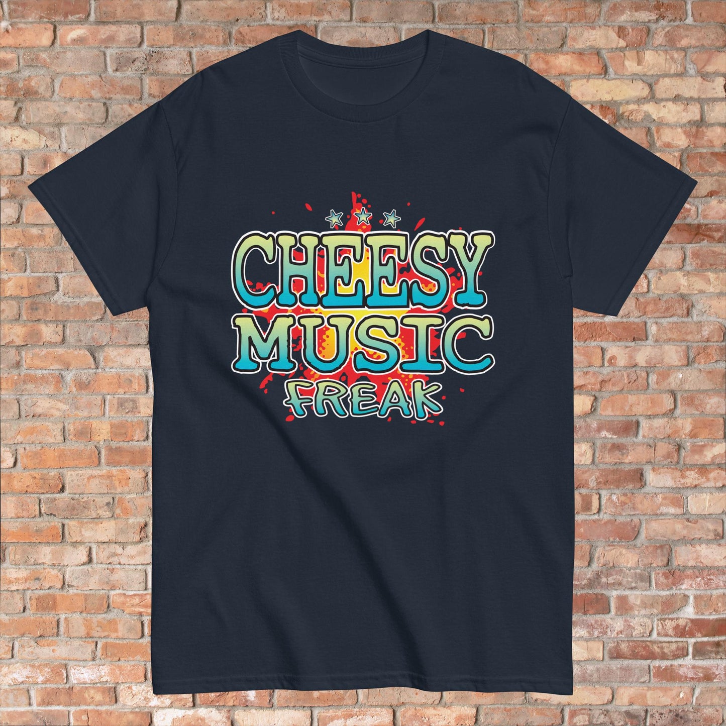 Cheesy Music Cotton T-Shirt
