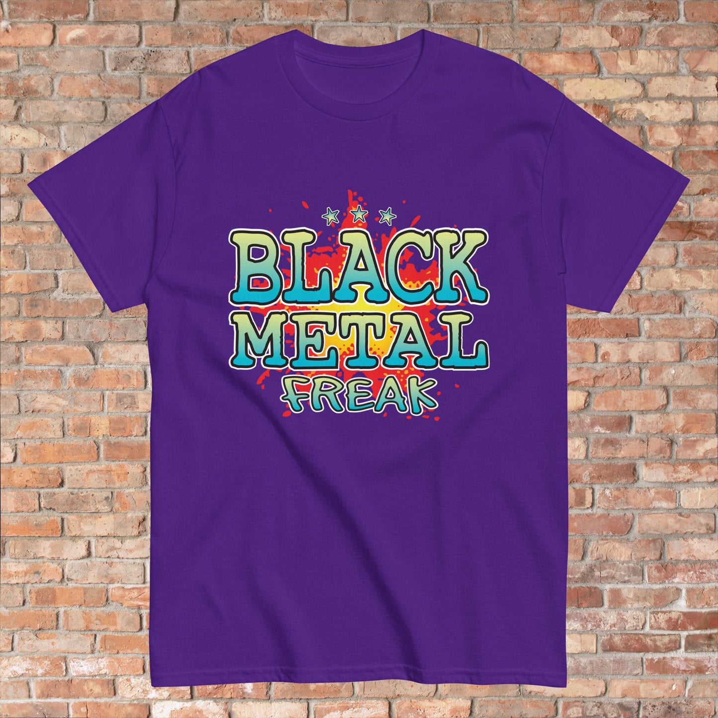 Black Metal Cotton T-Shirt