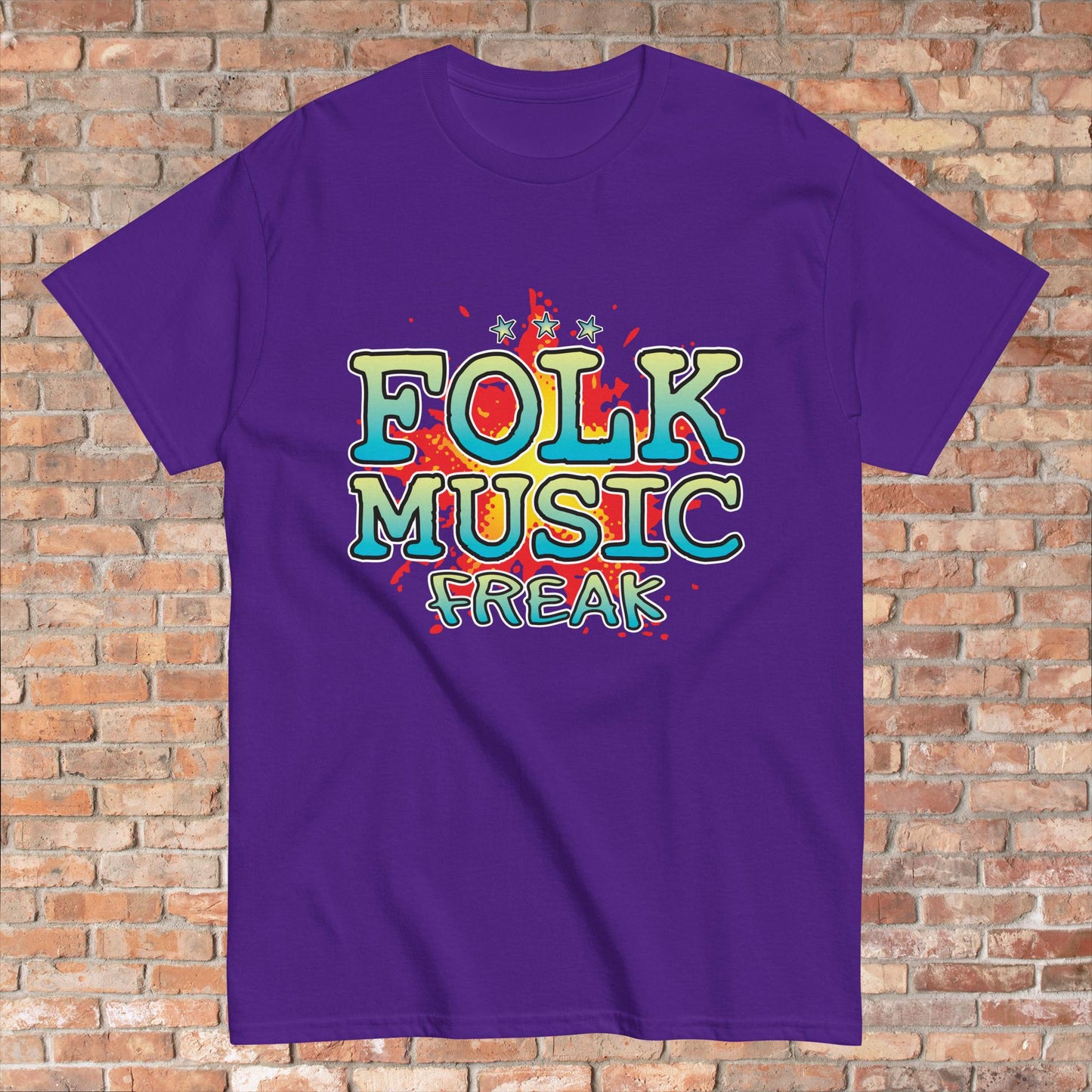 Folk Music Cotton T-Shirt