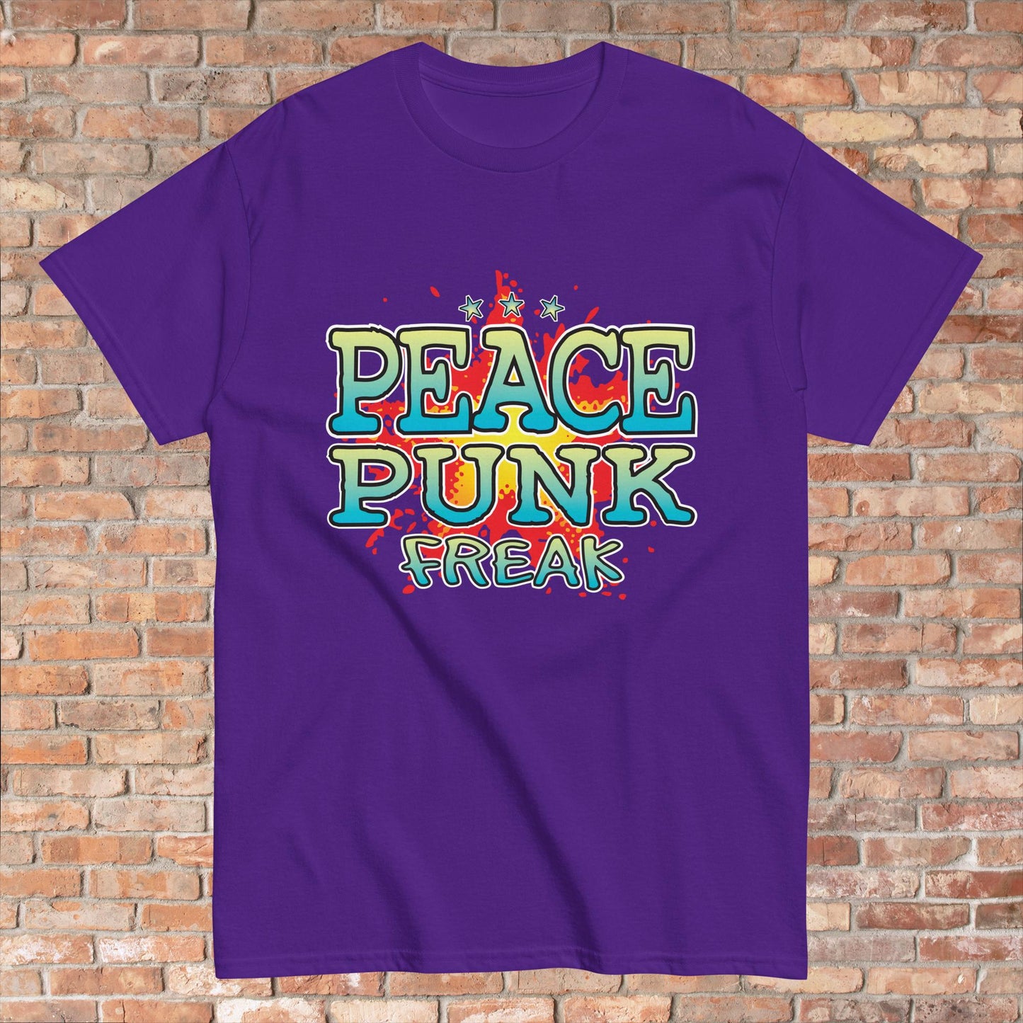 Peace Punk Cotton T-Shirt