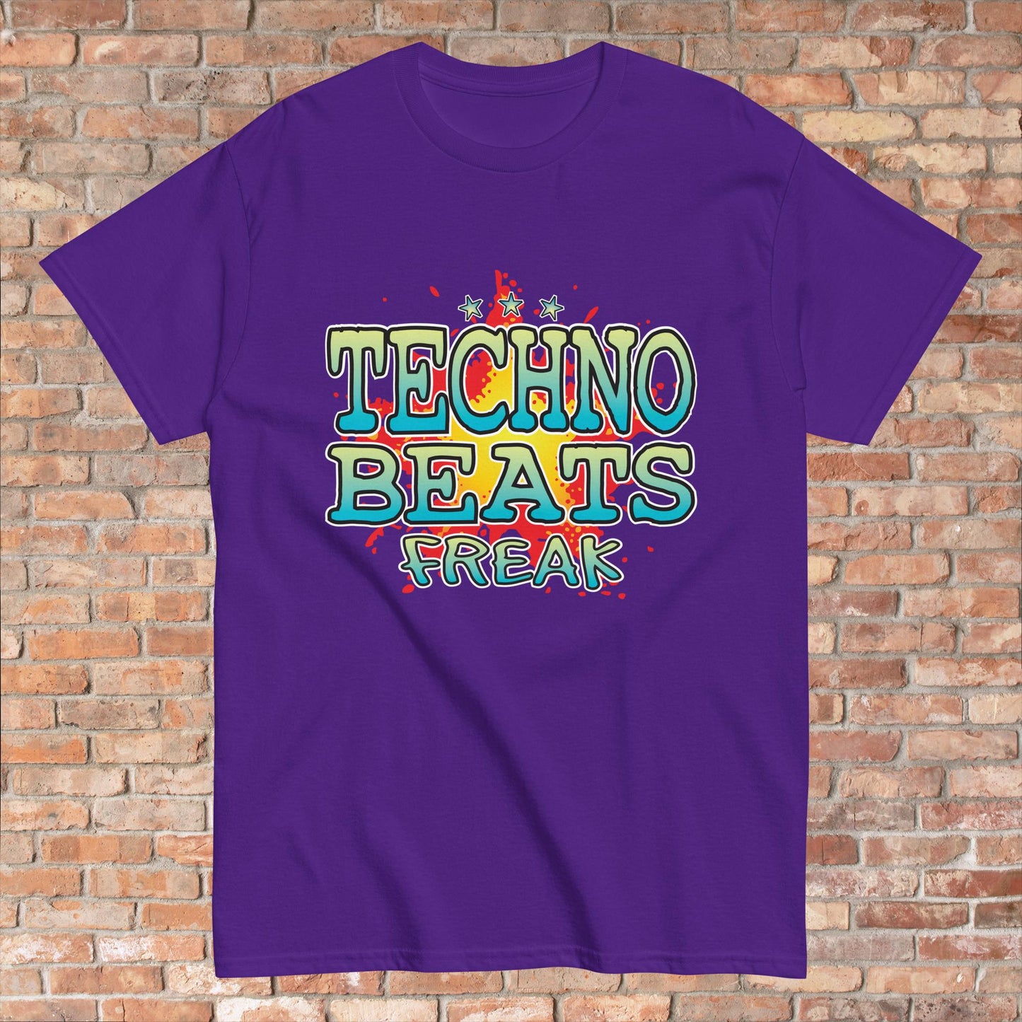 Techno Beats Cotton T-Shirt