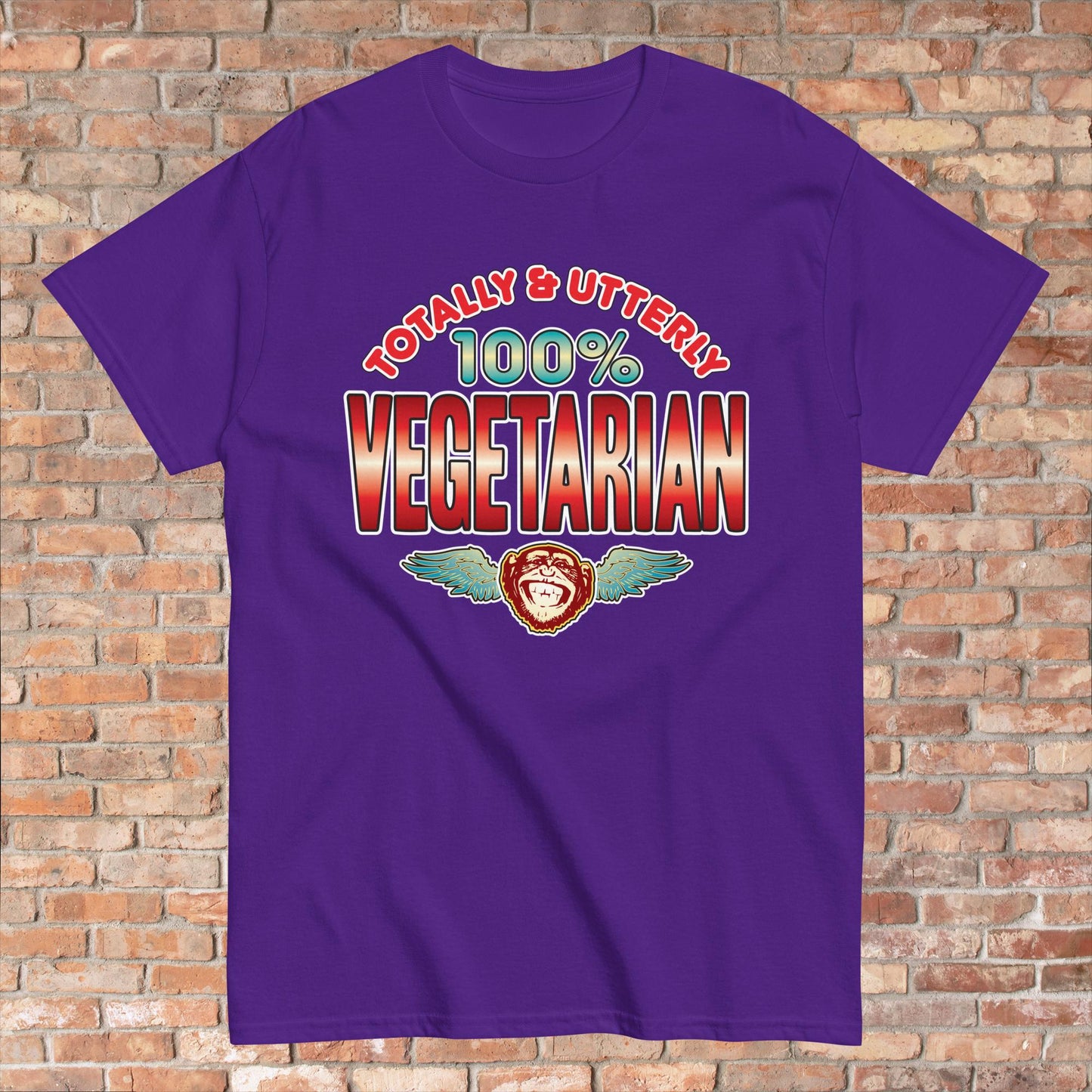 Vegetarian 100% Sugar Tag Cotton T-Shirt