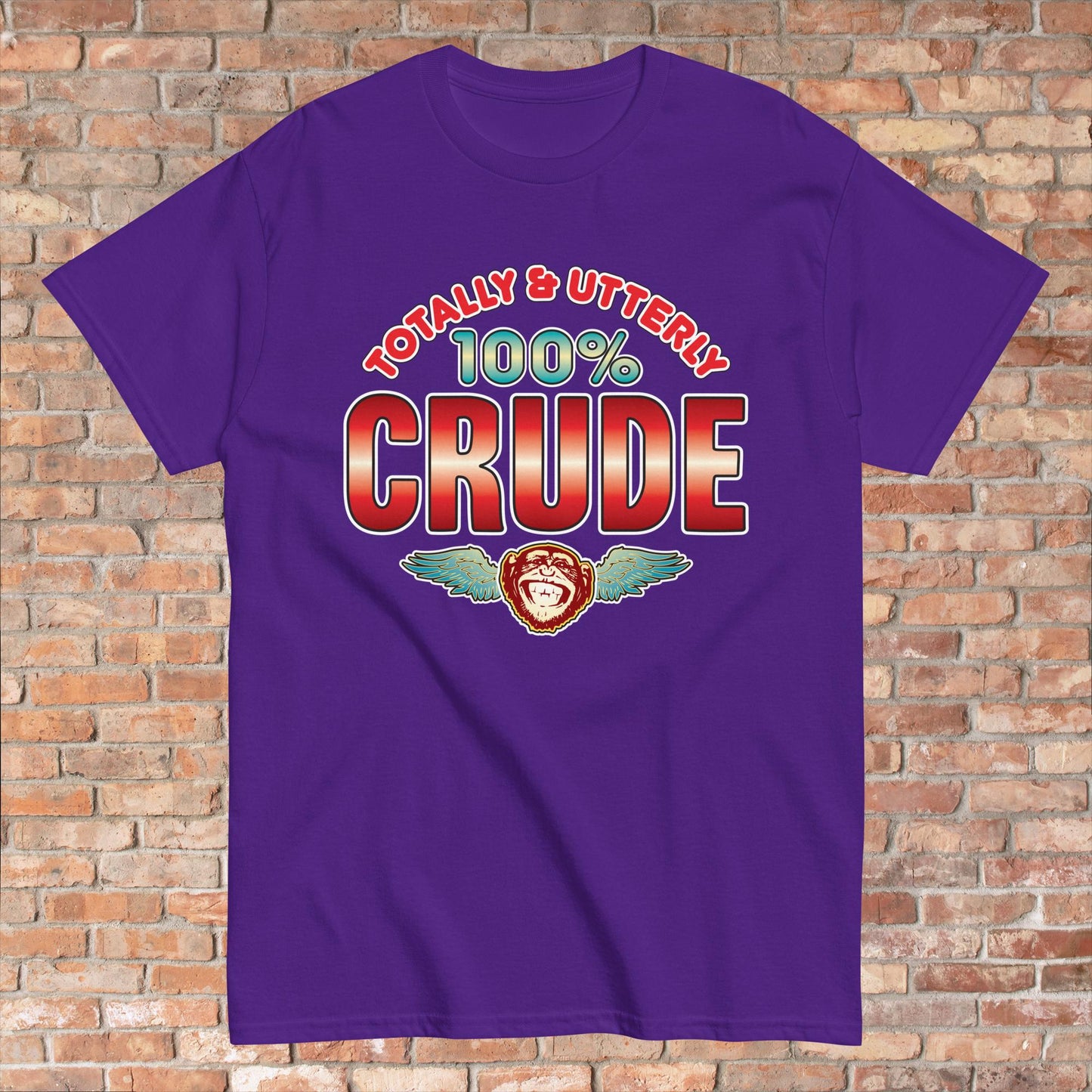 Crude 100% Sugar Tag Cotton T-Shirt