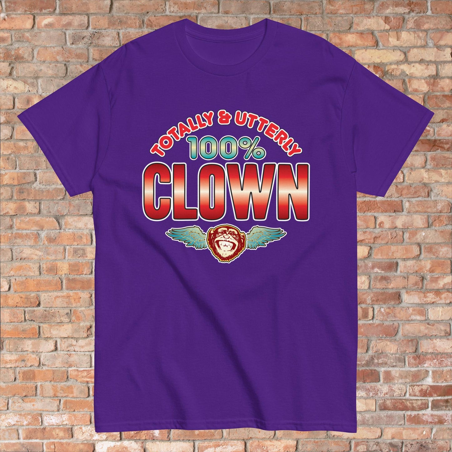 Clown 100% Sugar Tag Cotton T-Shirt