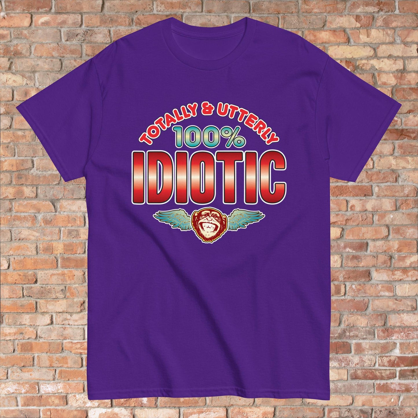 Idiotic 100% Sugar Tag Cotton T-Shirt