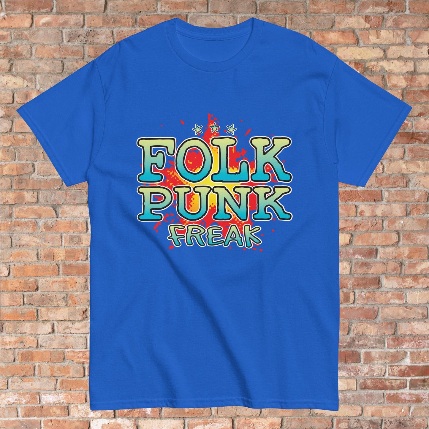Folk Punk Cotton T-Shirt