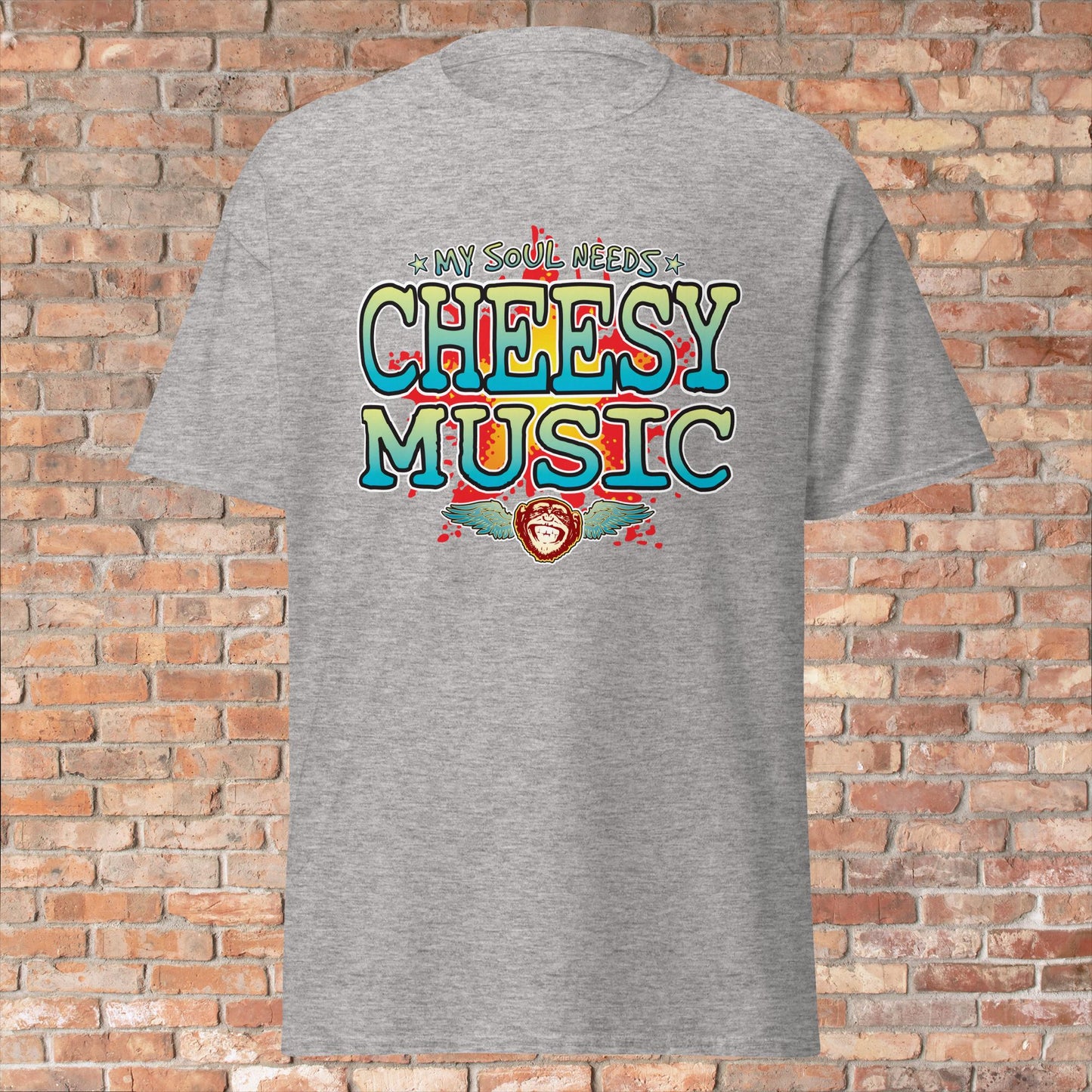Cheesy Music Classic Unisex T-Shirt
