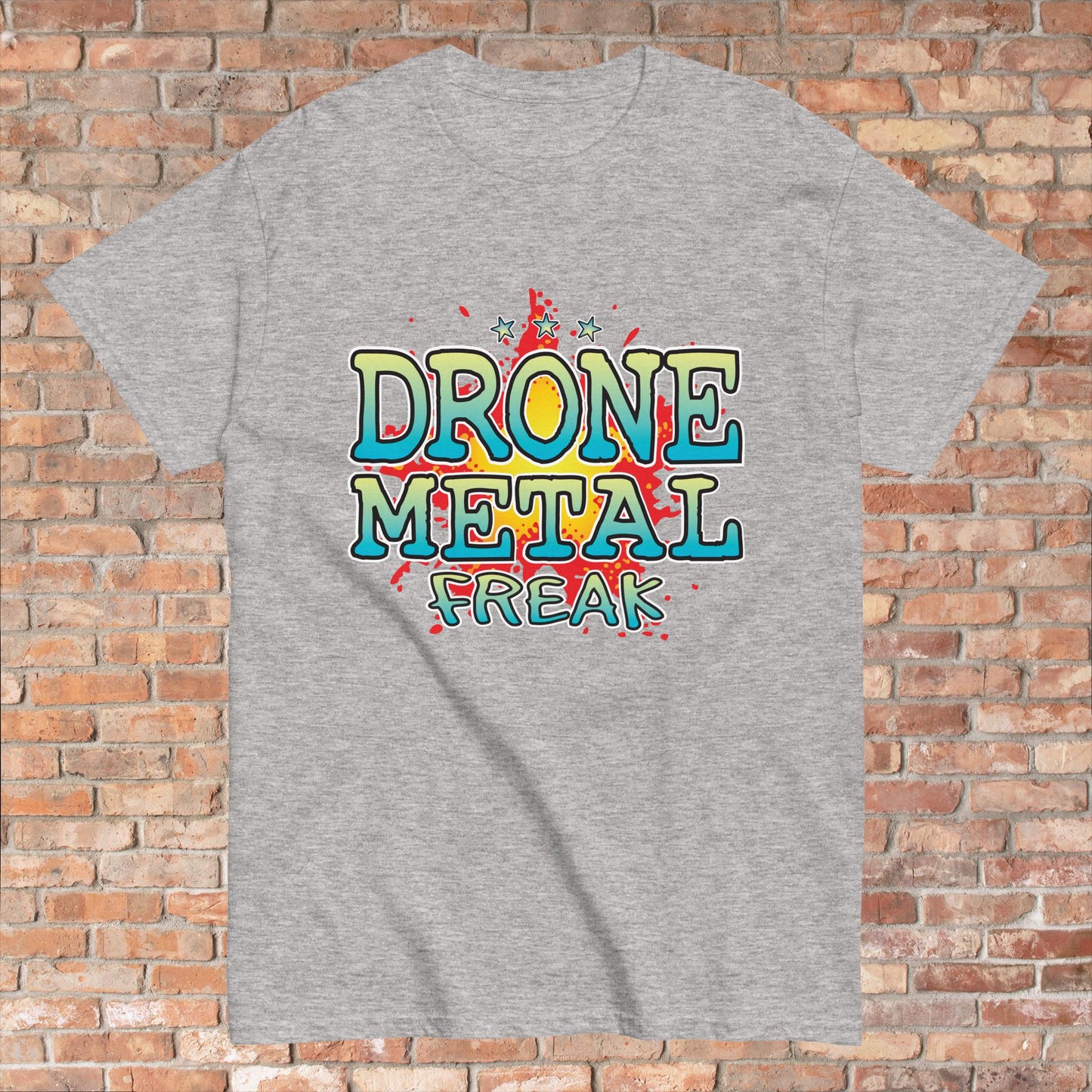 Drone Metal Cotton T-Shirt