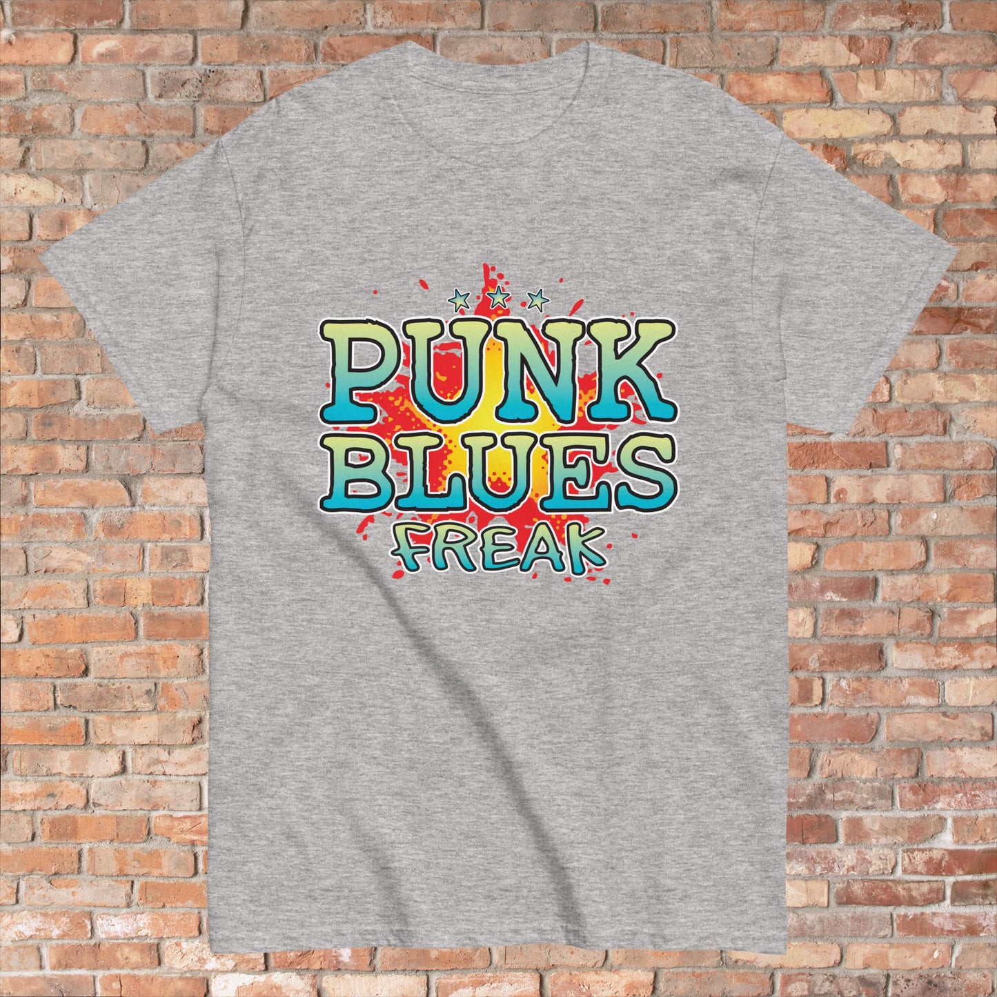 Punk Blues Cotton T-Shirt