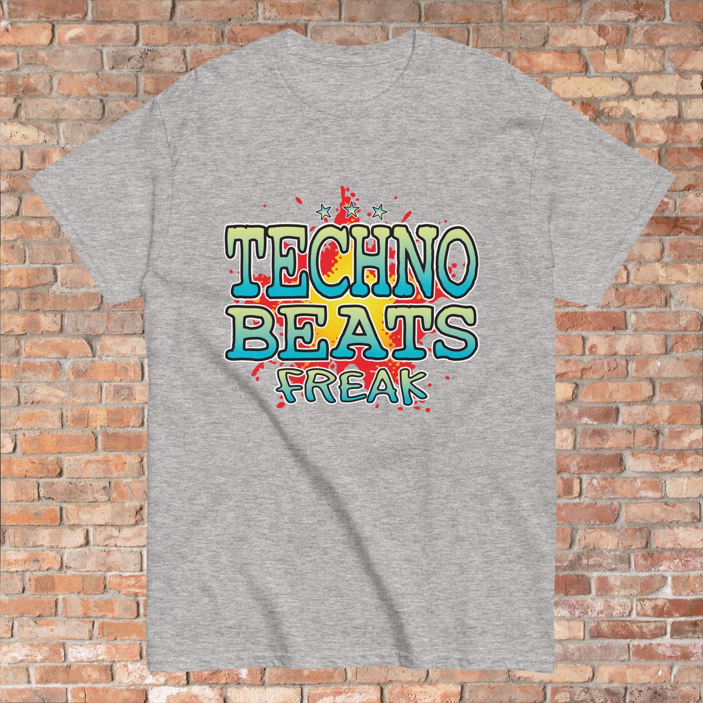 Techno Beats Cotton T-Shirt