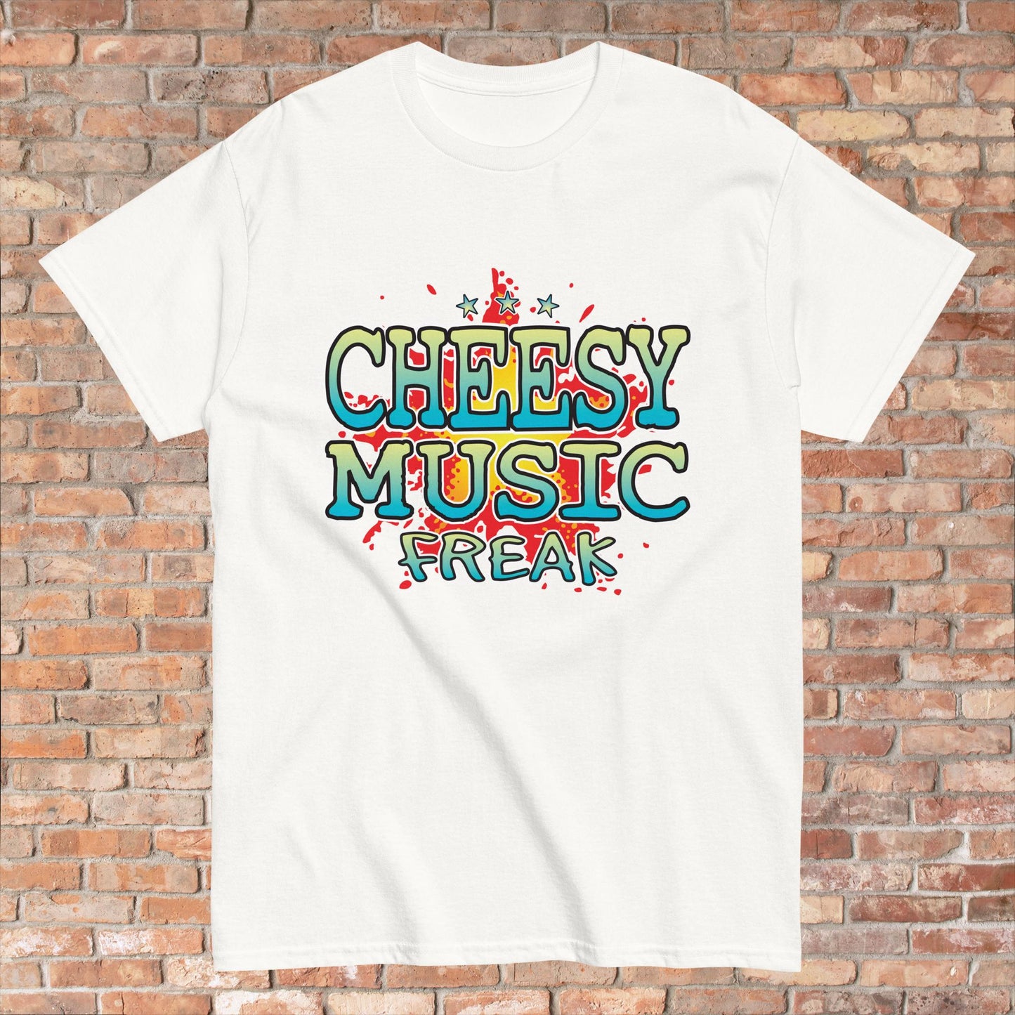Cheesy Music Cotton T-Shirt