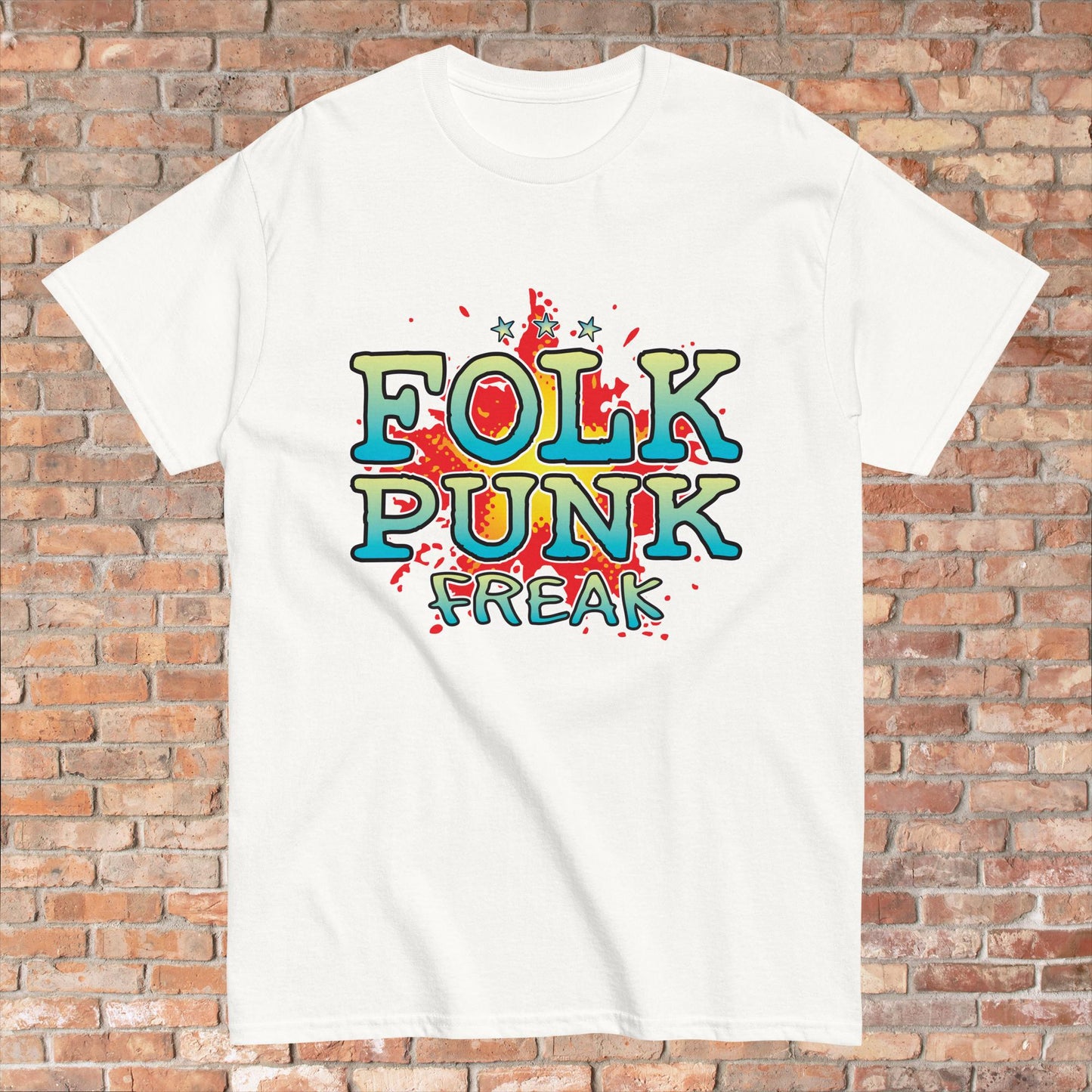 Folk Punk Cotton T-Shirt